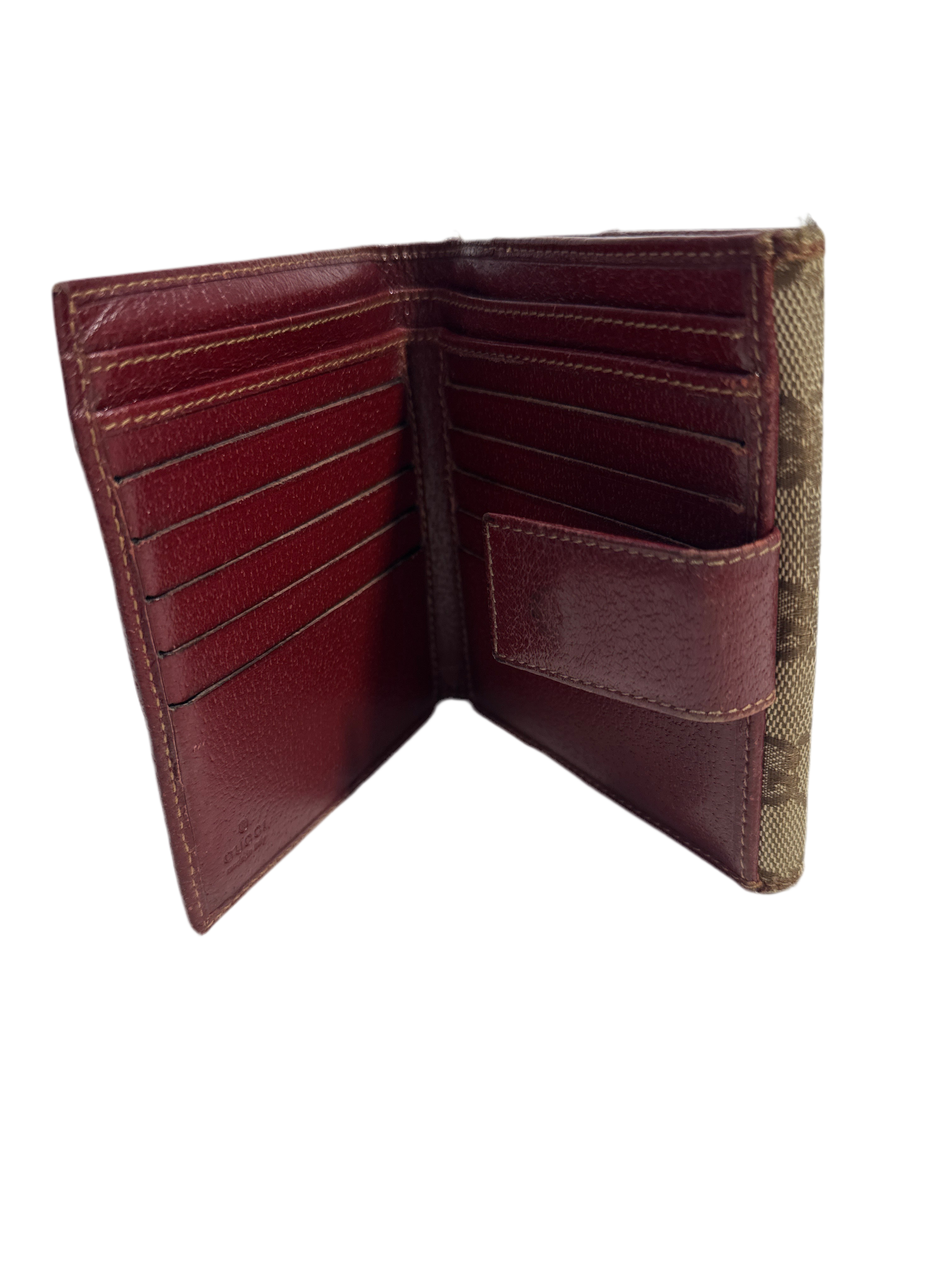 Gucci GG Canvas Compact Wallet