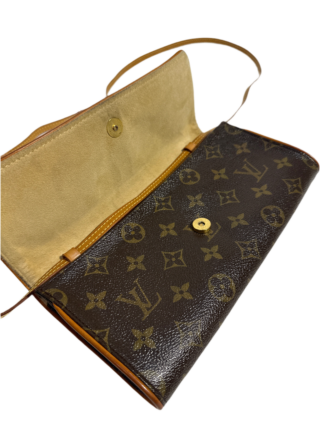 LOUIS VUITTON Monogram Pochette Twin GM