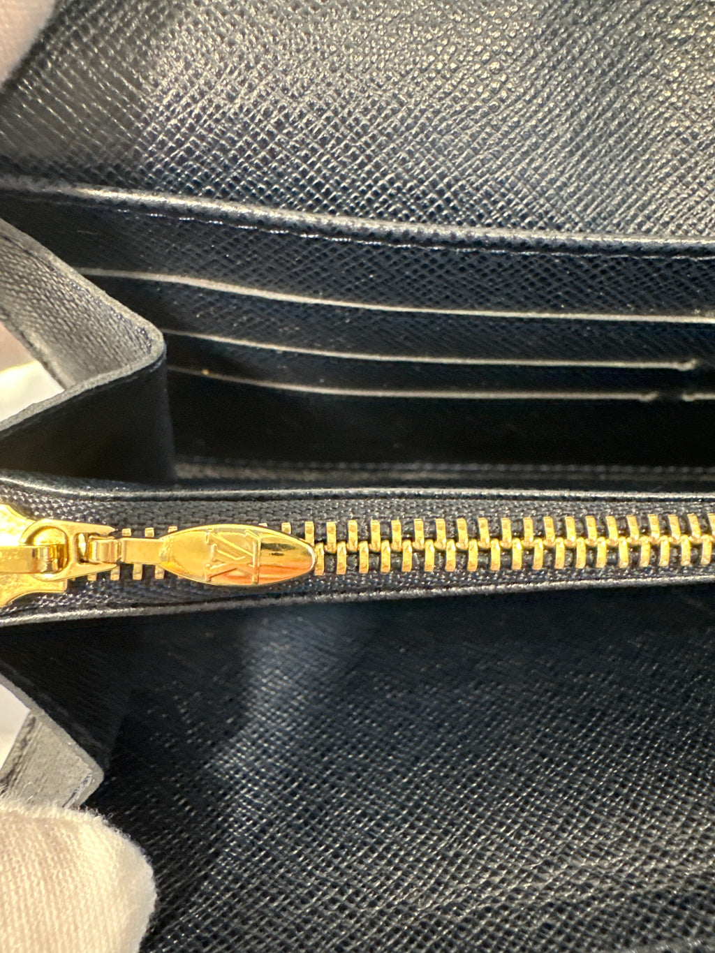 Louis Vuitton Encre Monogram Idylle Canvas and Leather Sarah Wallet with Box and Dust Bag