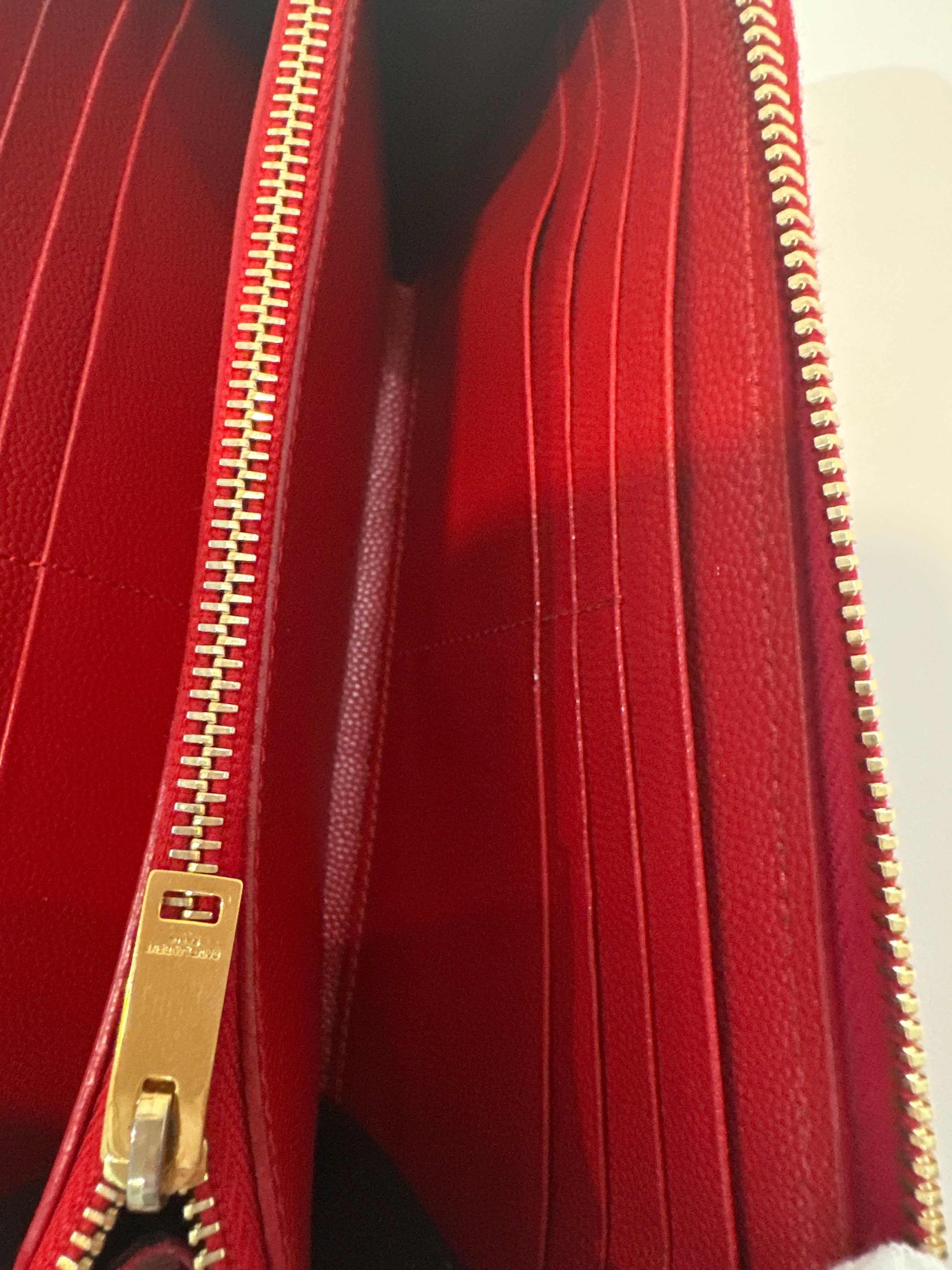 Saint Laurent Full Zip Wallet