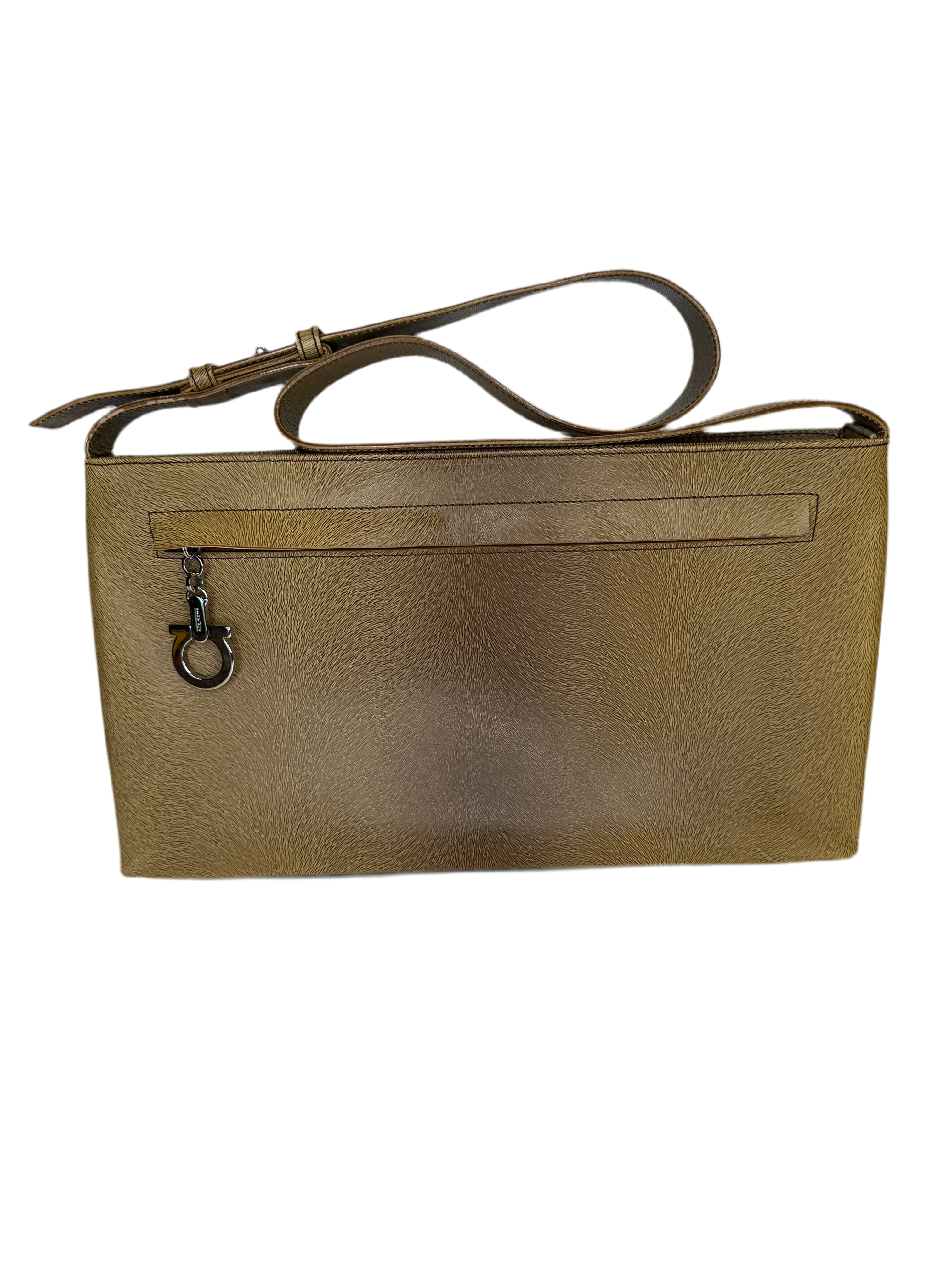 Salvatore Ferragamo Shoulder Bag Leather Brown