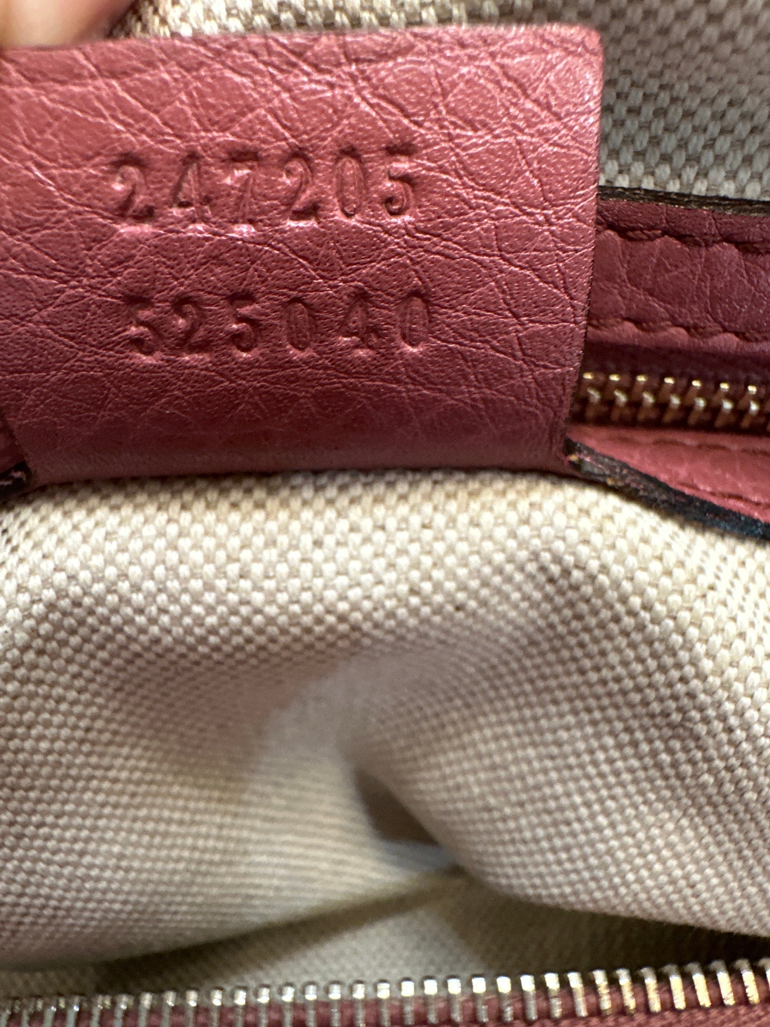 Vintage Gucci Rose Pink Leather Web Line Boston Speedy 2way Tote Bag with COA