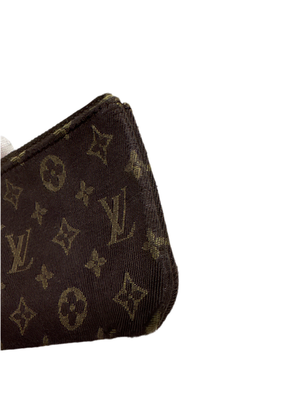 Louis Vuitton Vintage Mini Lin Monogram Key Cles Chain Pouch