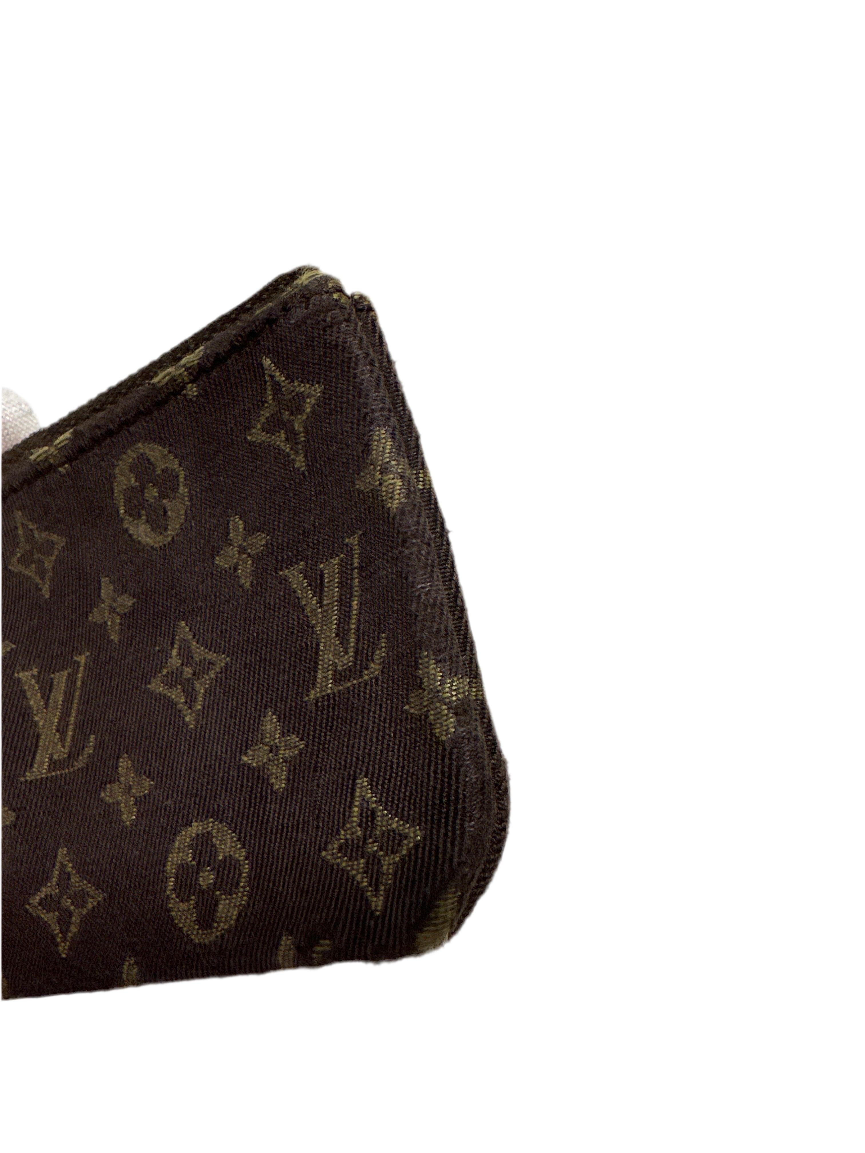 Louis Vuitton Vintage Mini Lin Monogram Key Cles Chain Pouch