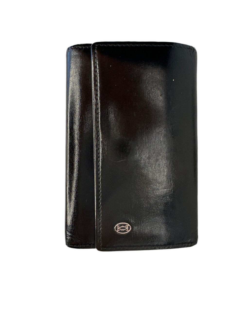 Vintage Cartier Paris Black Pasha Leather 6-Key Case Wallet (Small)