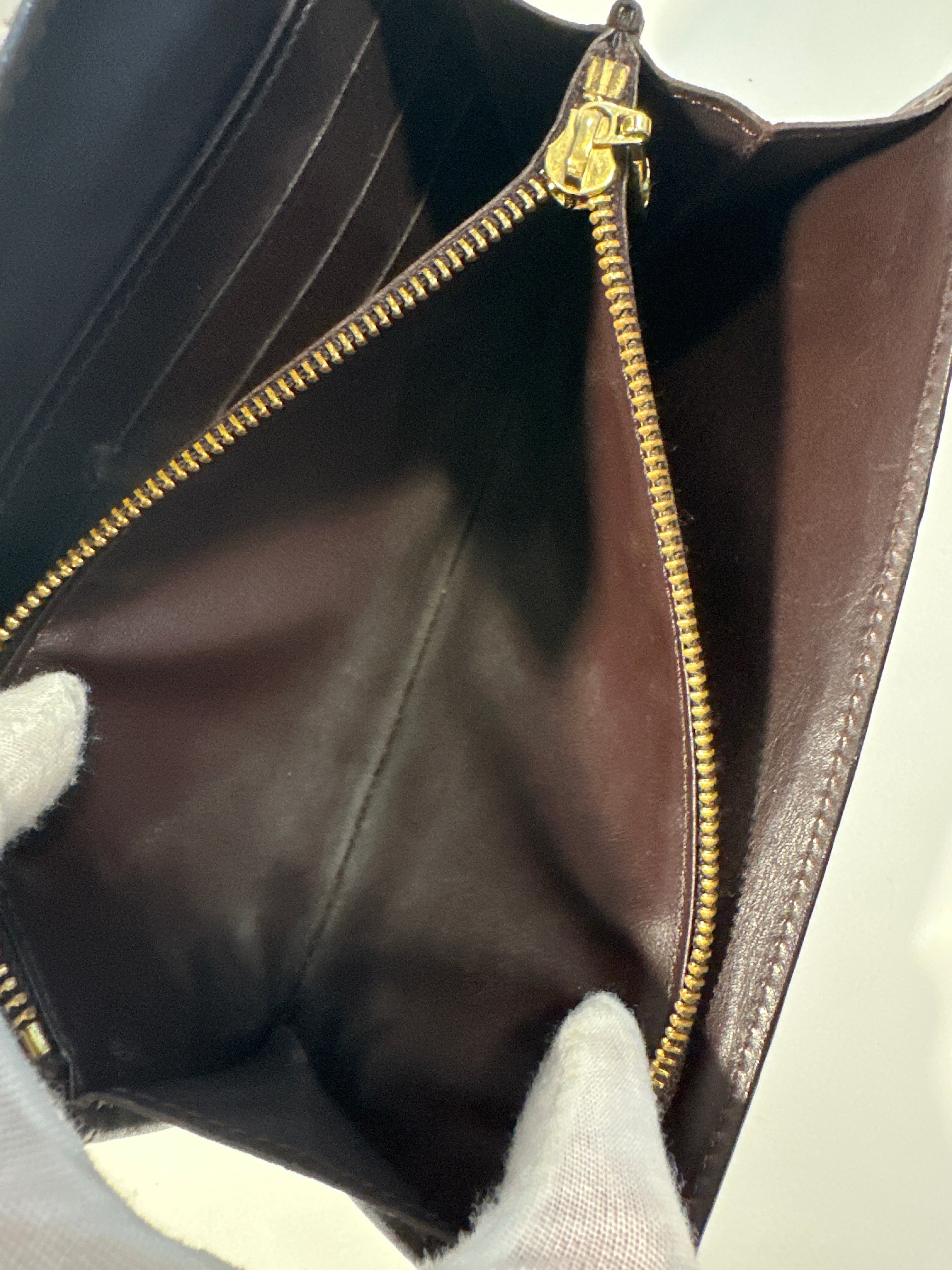 Vintage Louis Vuitton Vernis long wallet 2012 with COA