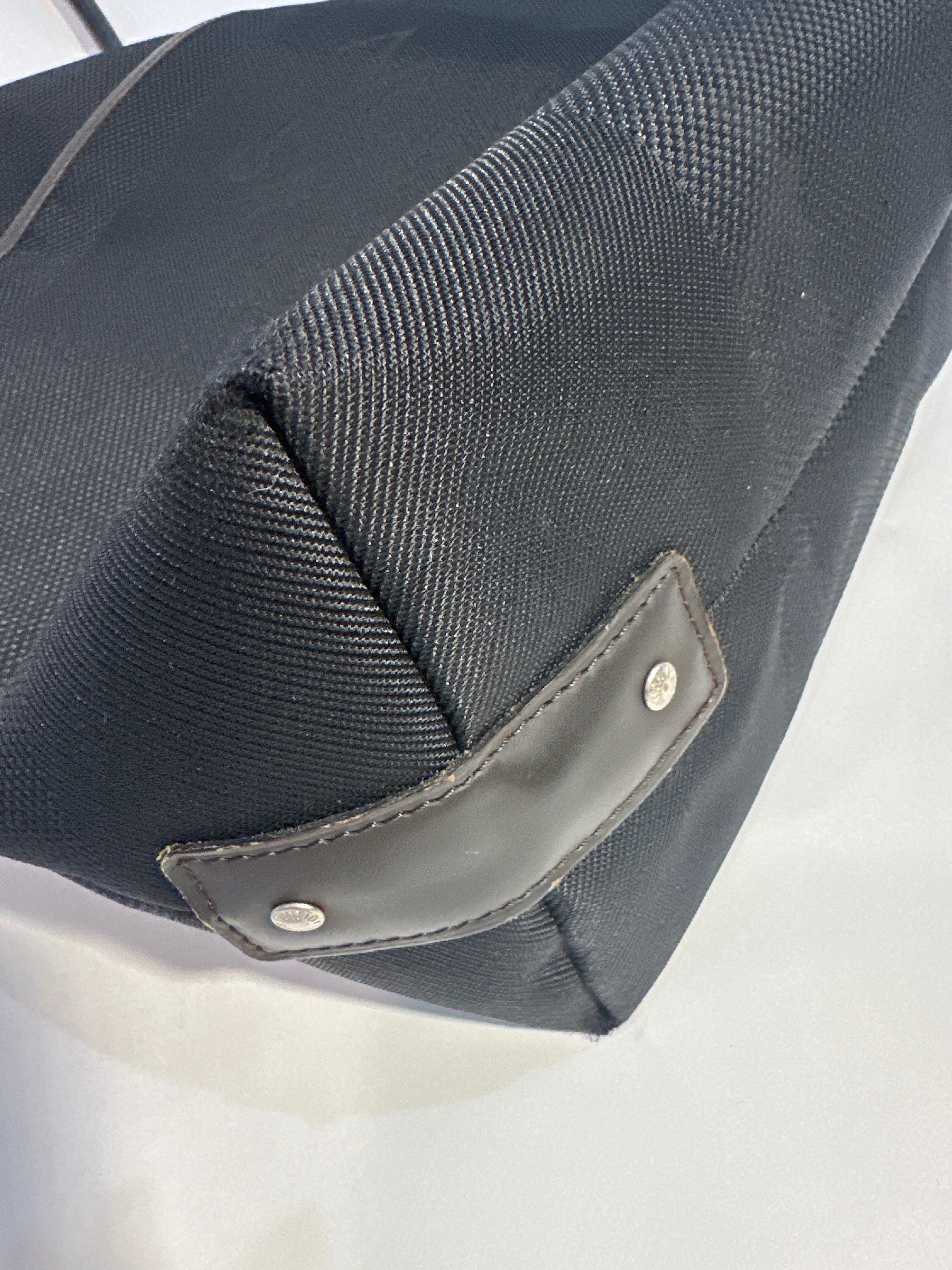 Louis Vuitton Cougar Damier Jean Tote Bag Black Brown with COA