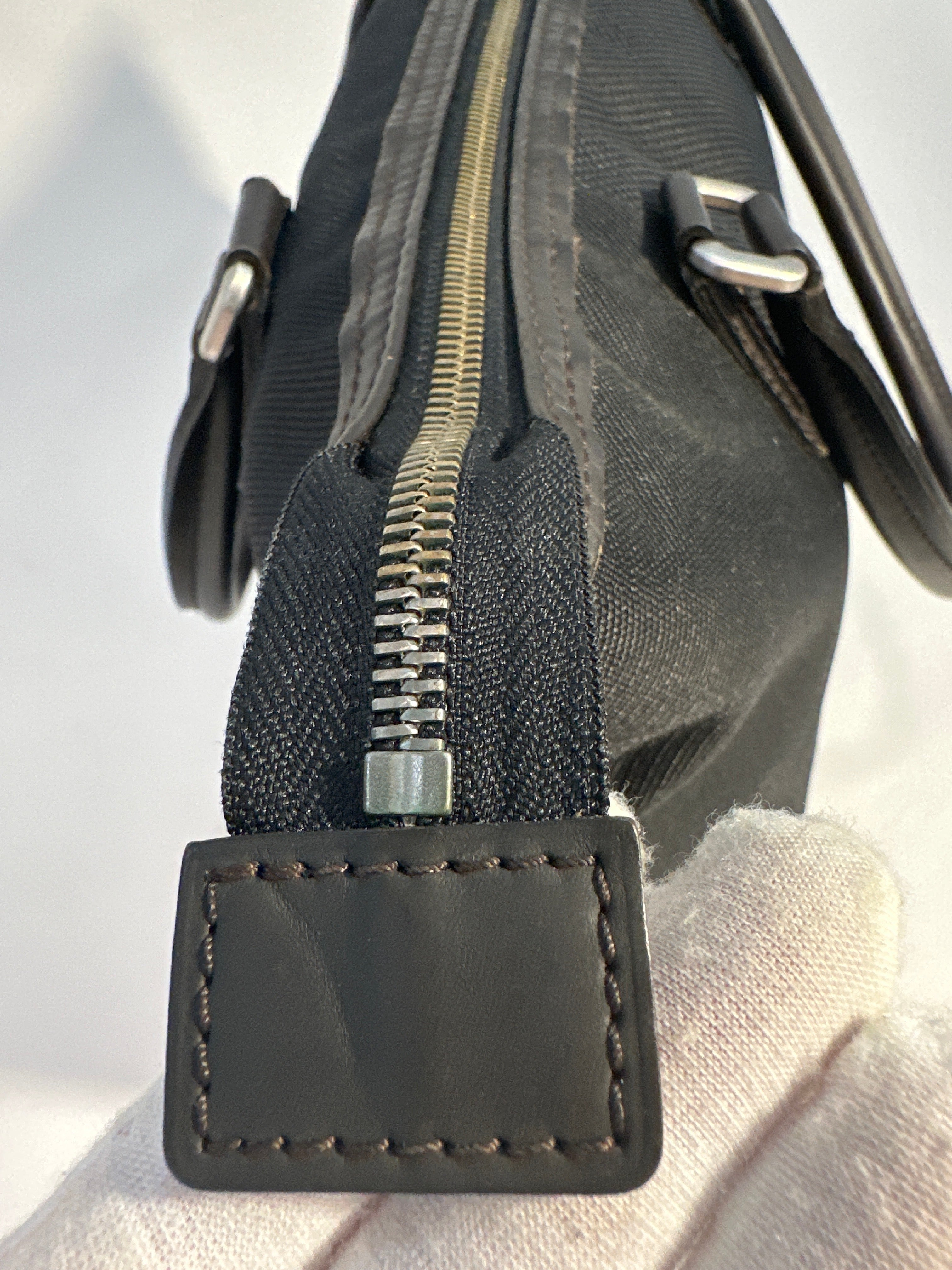 Louis Vuitton Cougar Damier Jean Tote Bag Black Brown with COA