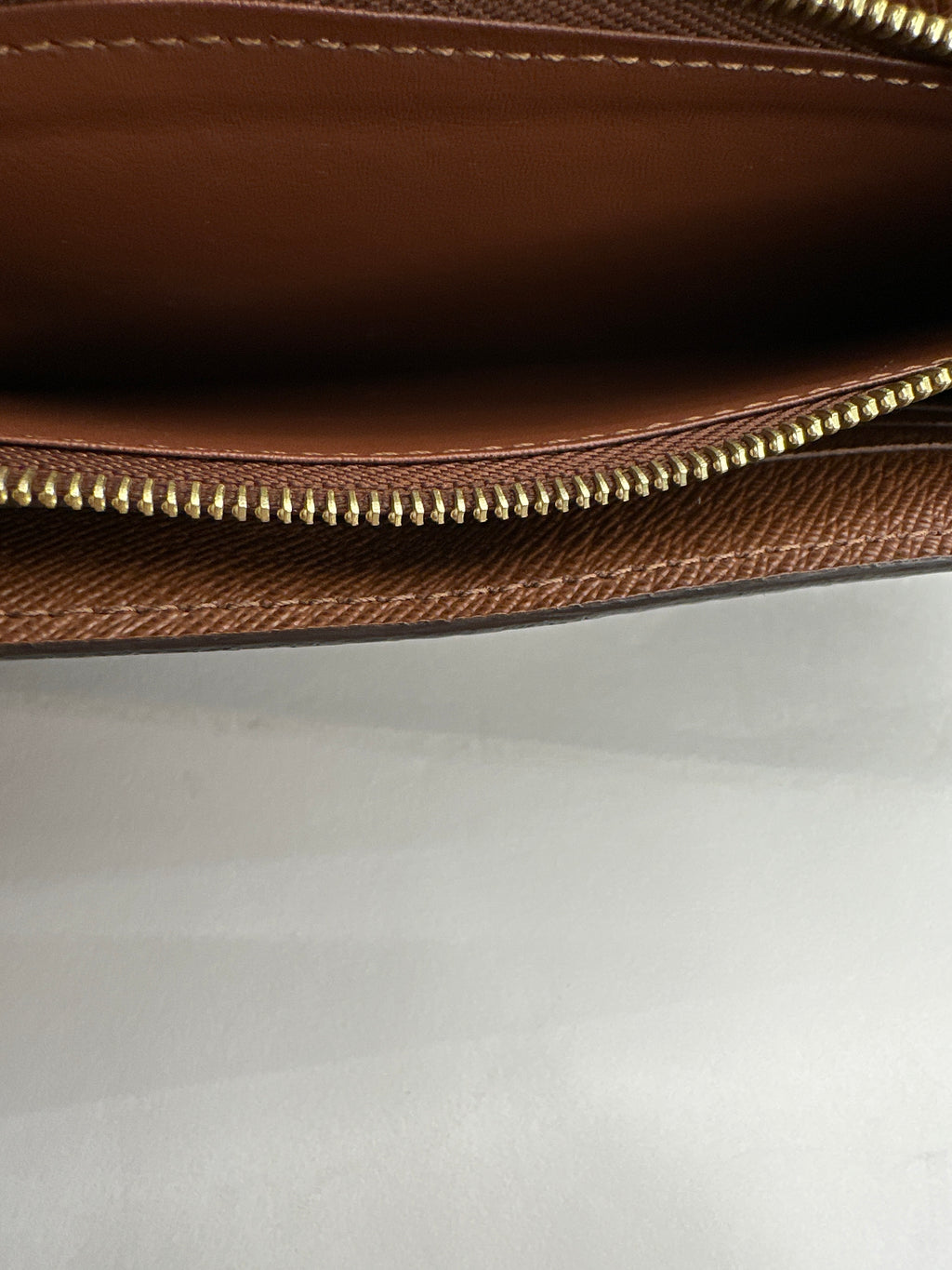 Louis Vuitton Monogram Coated Canvas Continental Sarah Wallet Brown