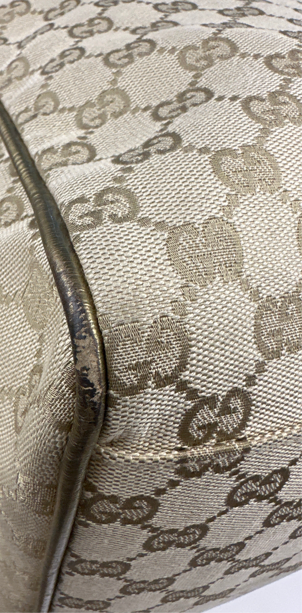 Gucci GG Canvas Web Duffle Bag