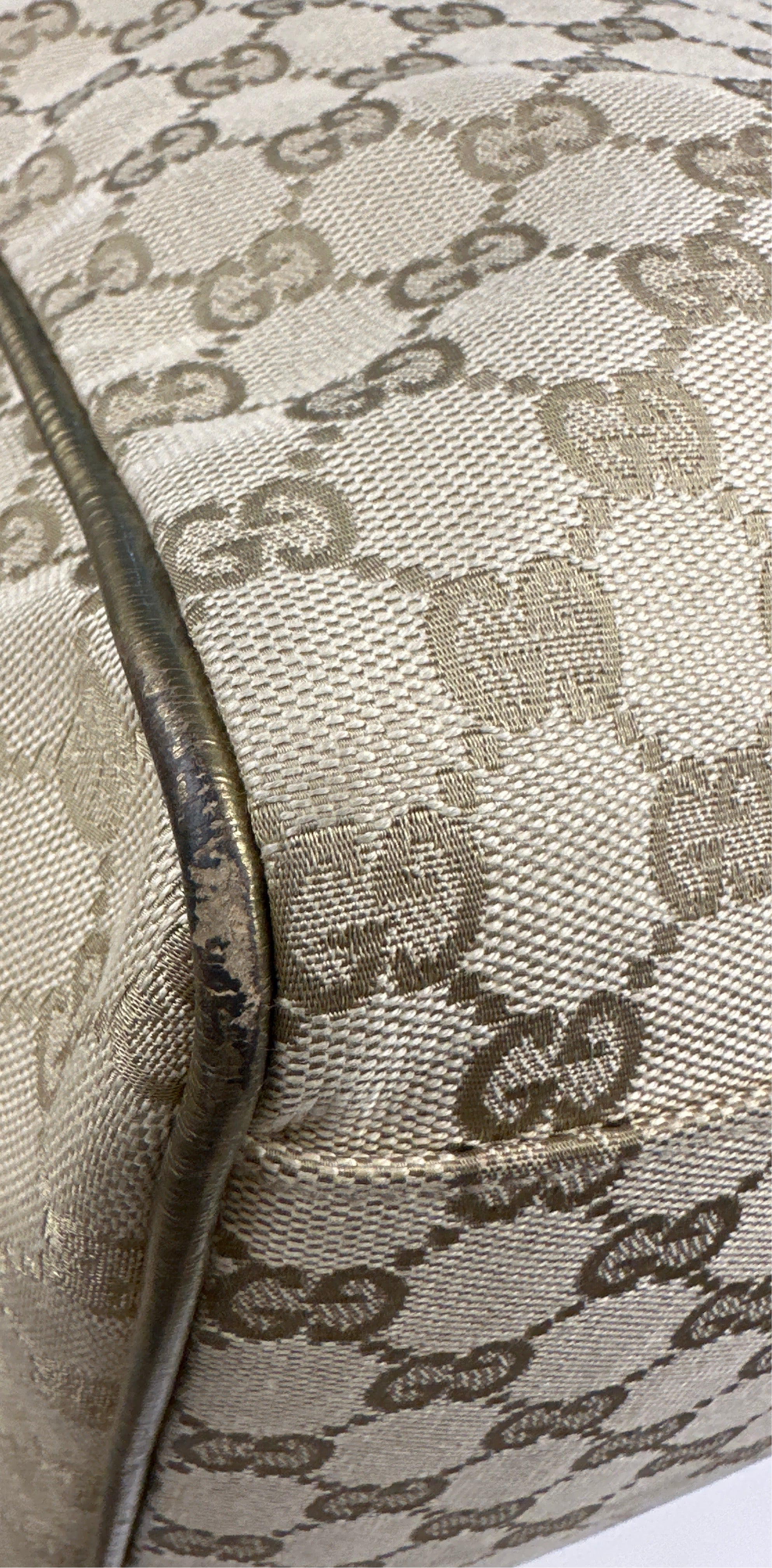 Gucci GG Canvas Web Duffle Bag