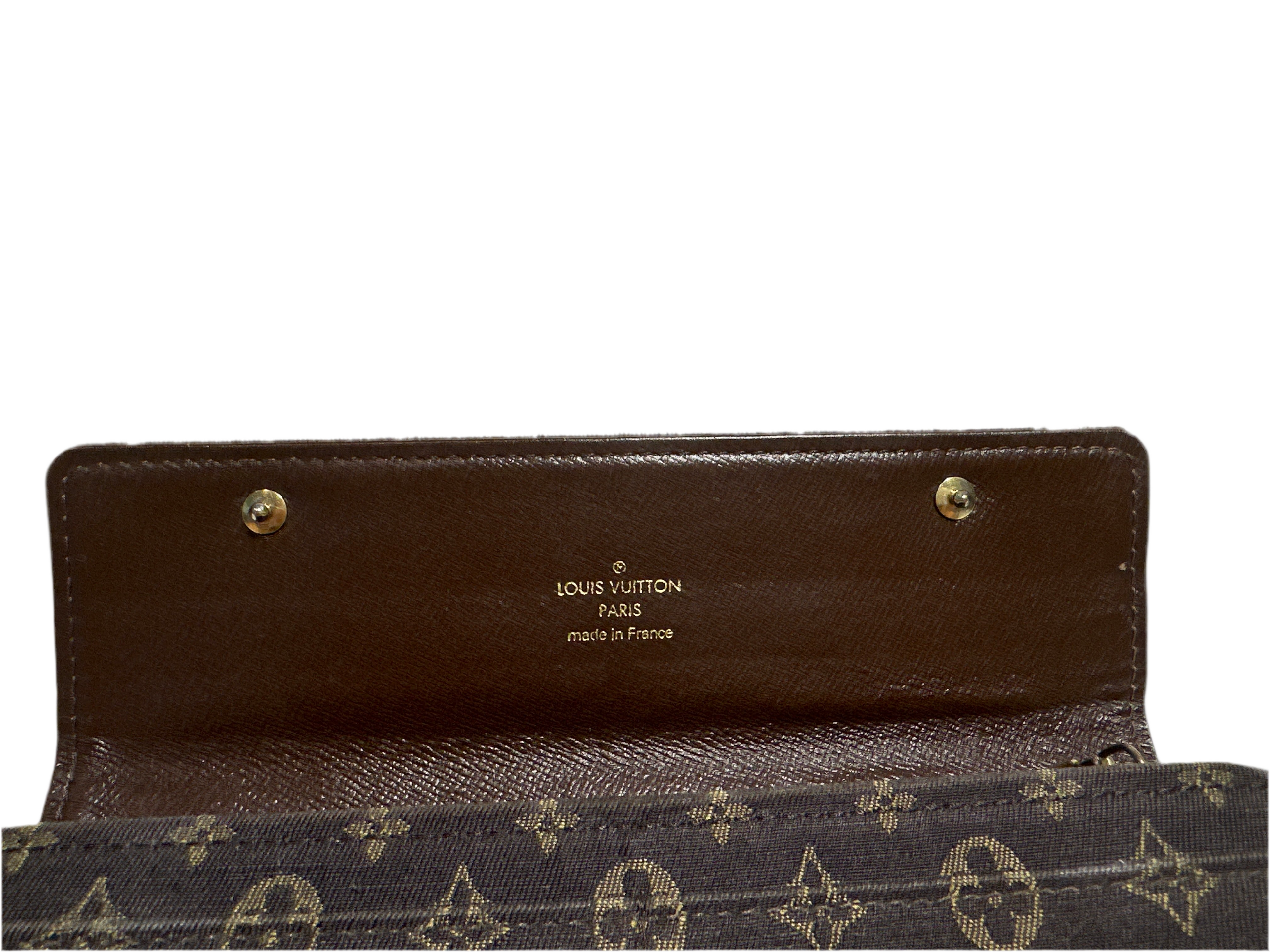 Vintage Louis Vuitton mini lin porte sarah long wallet