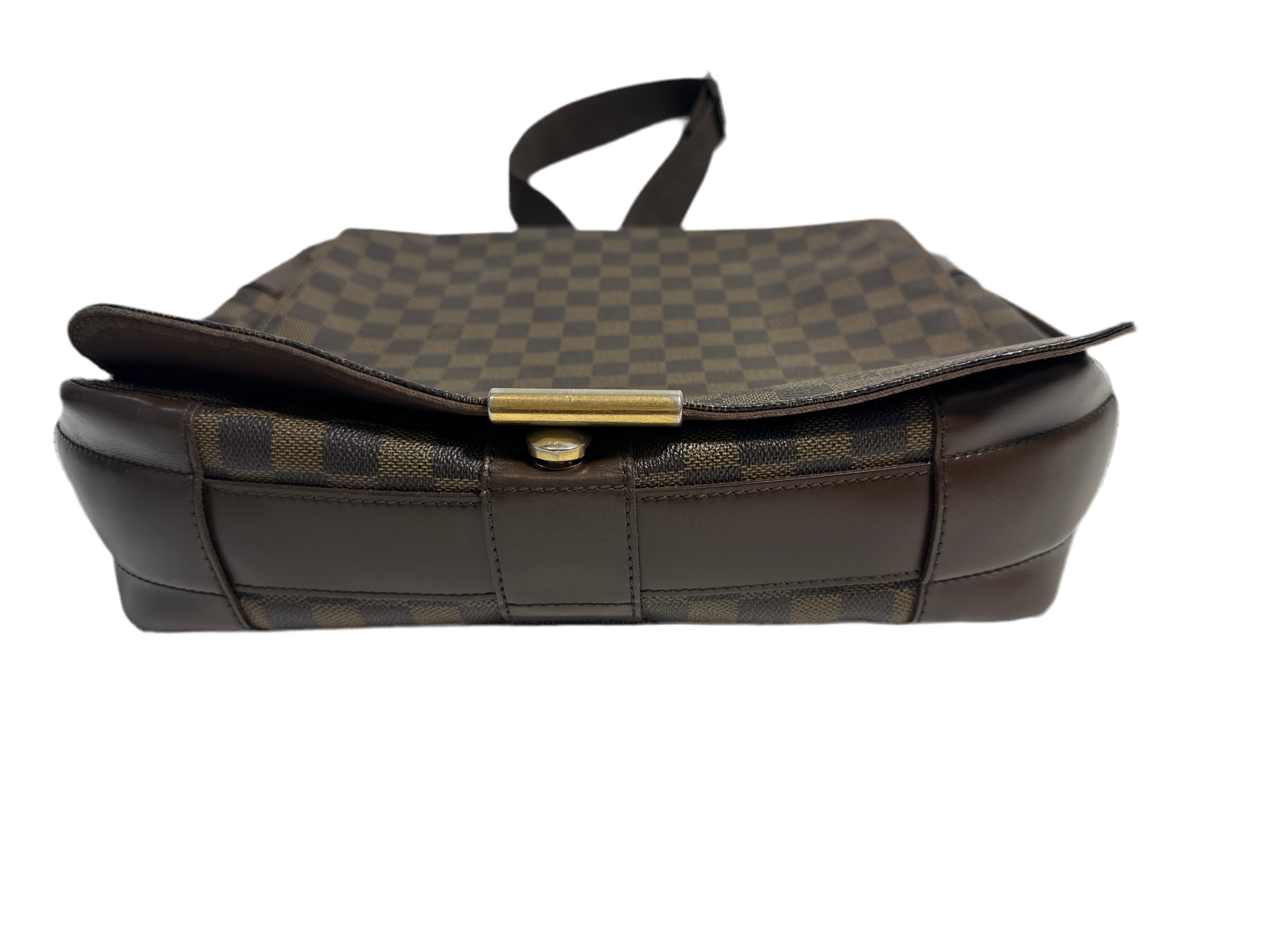 Louis Vuitton Damier Ebene Canvas and Leather Bastille Messenger
