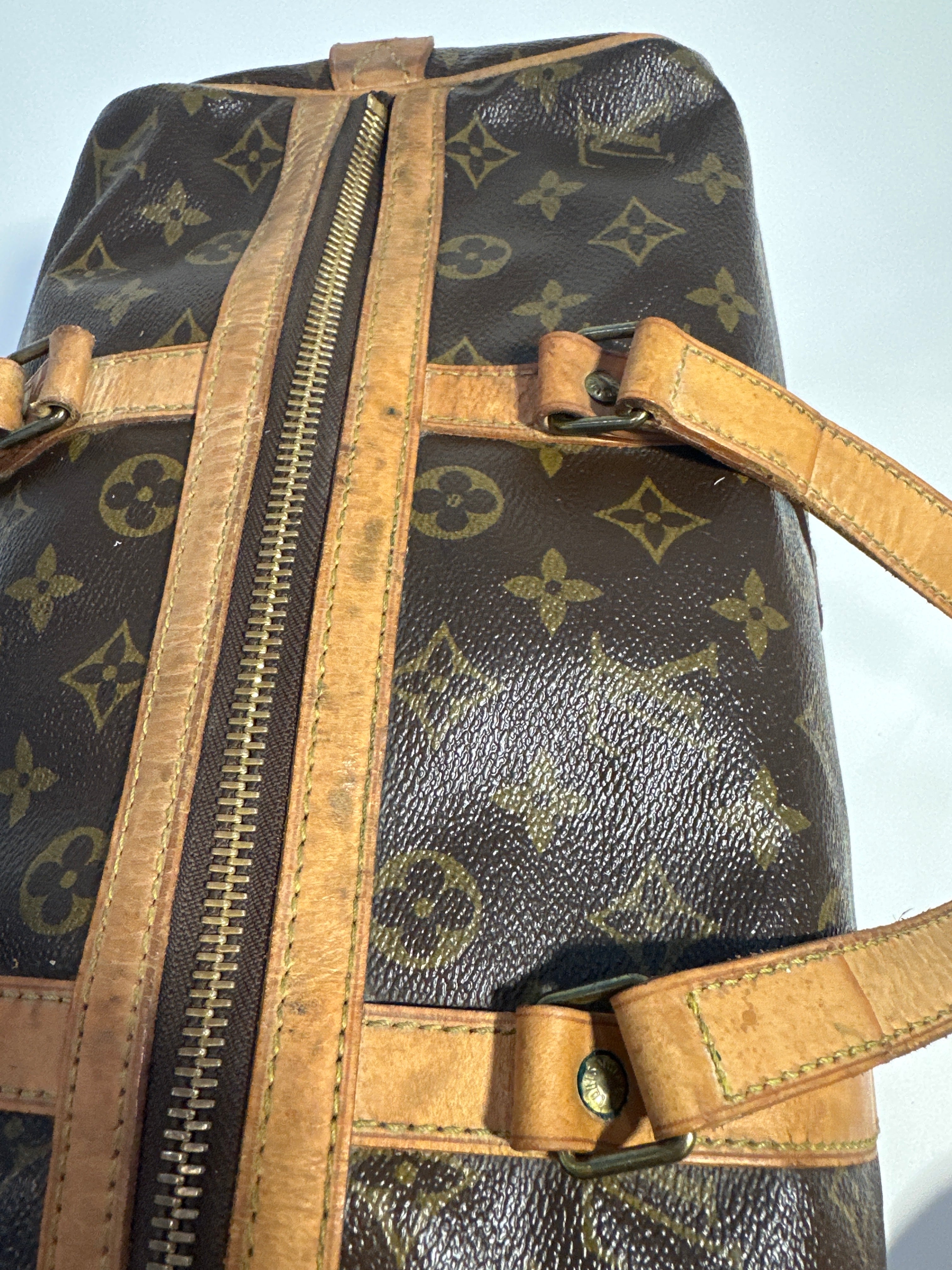 Vintage Louis Vuitton Monogram Sac Souple 35 Travel Bag