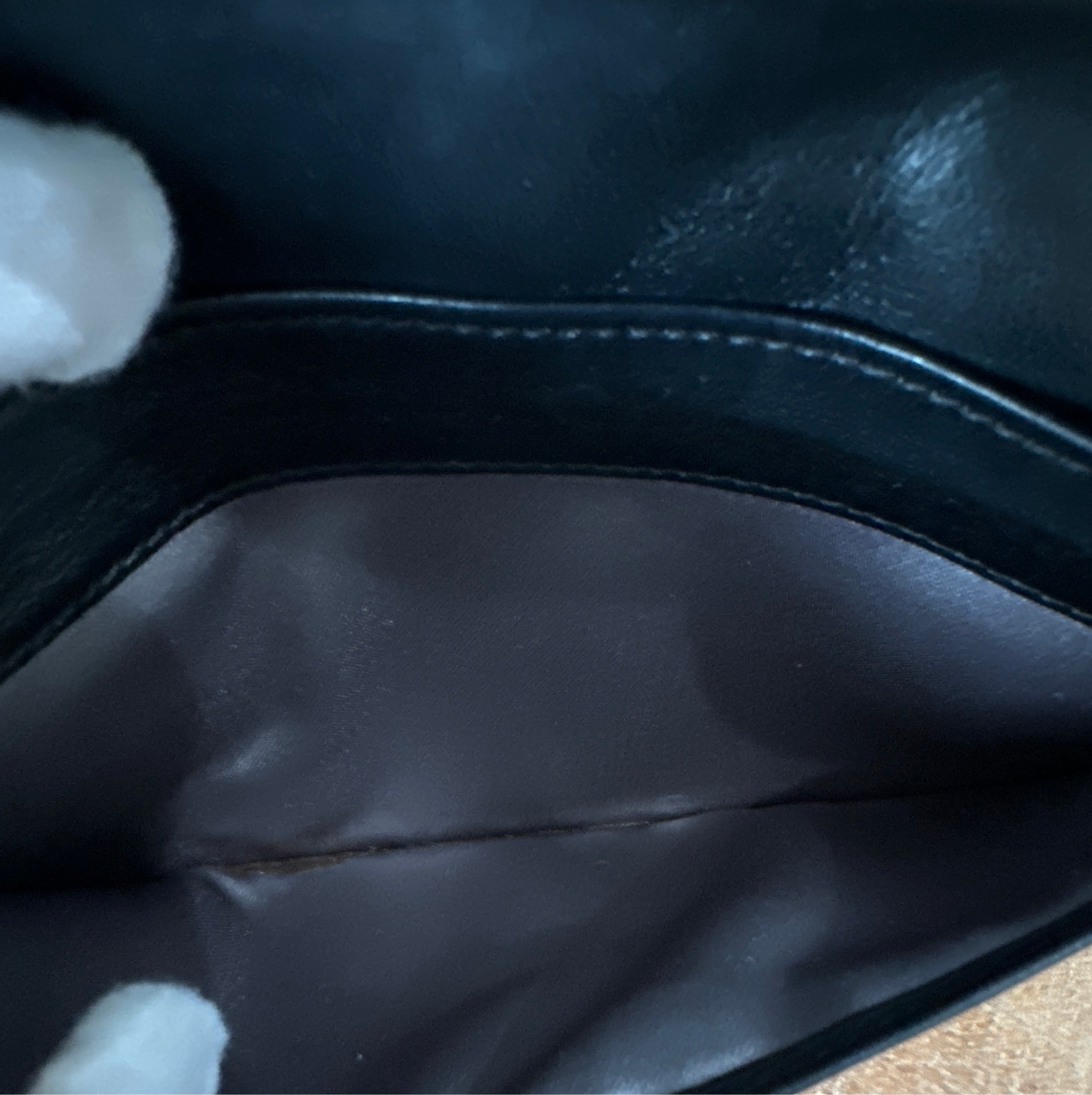 CHANEL Camellia CC Logo Lambskin Long Bifold Wallet Black