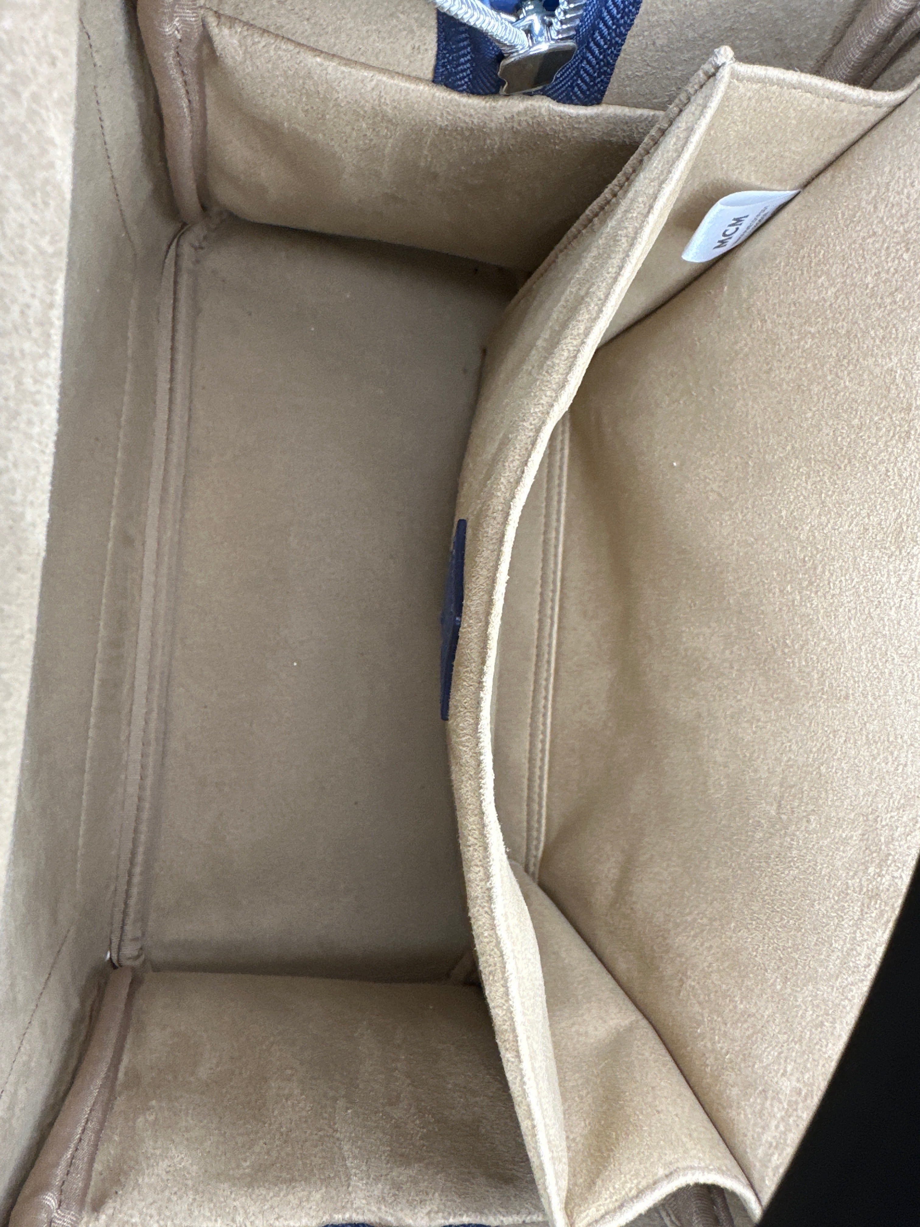 MCM Stark Side Studs Backpack In Visetos