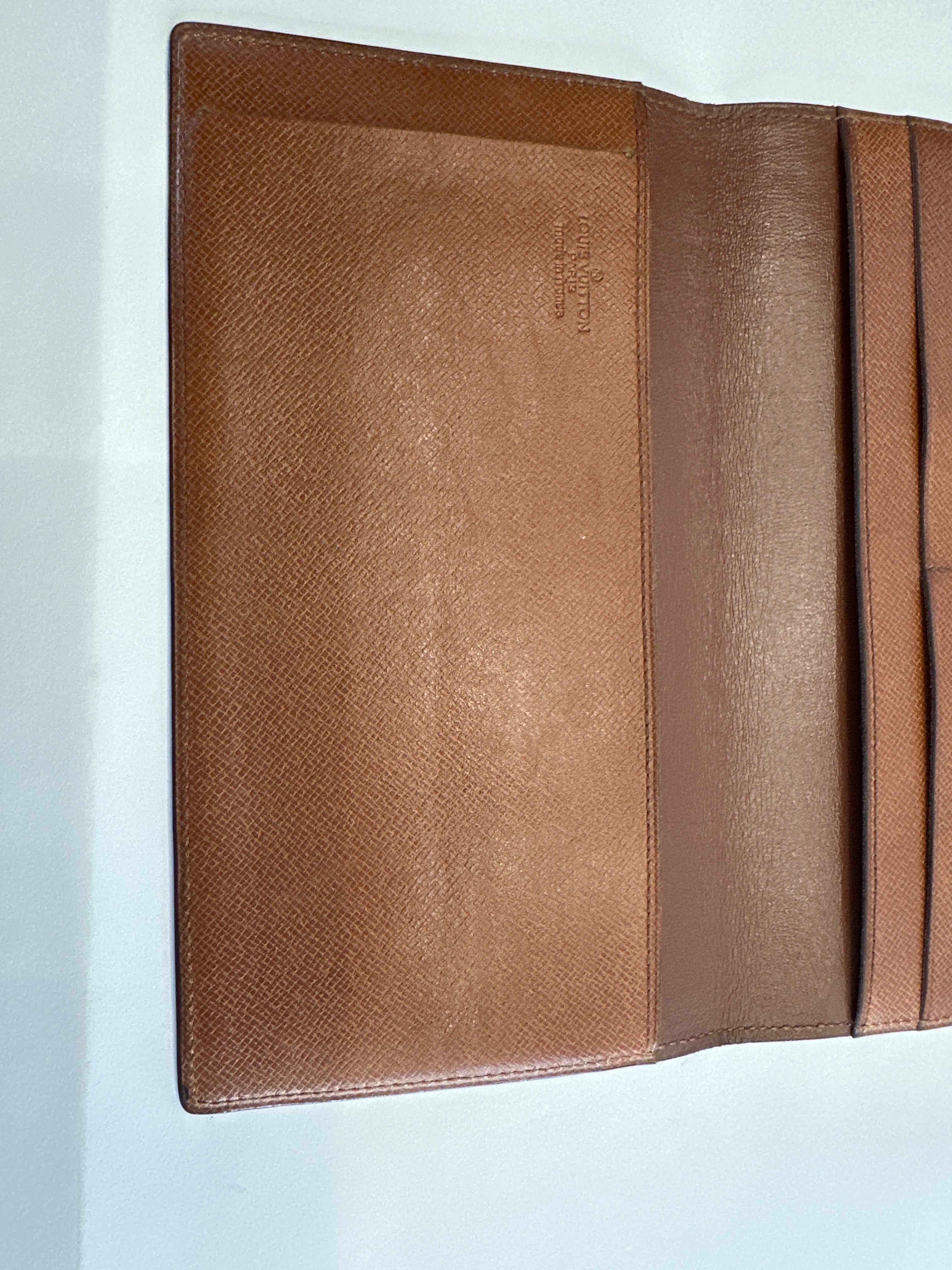 Louis Vuitton Vintage Monogram Coated Canvas Holder Card Case Wallet *RARE*