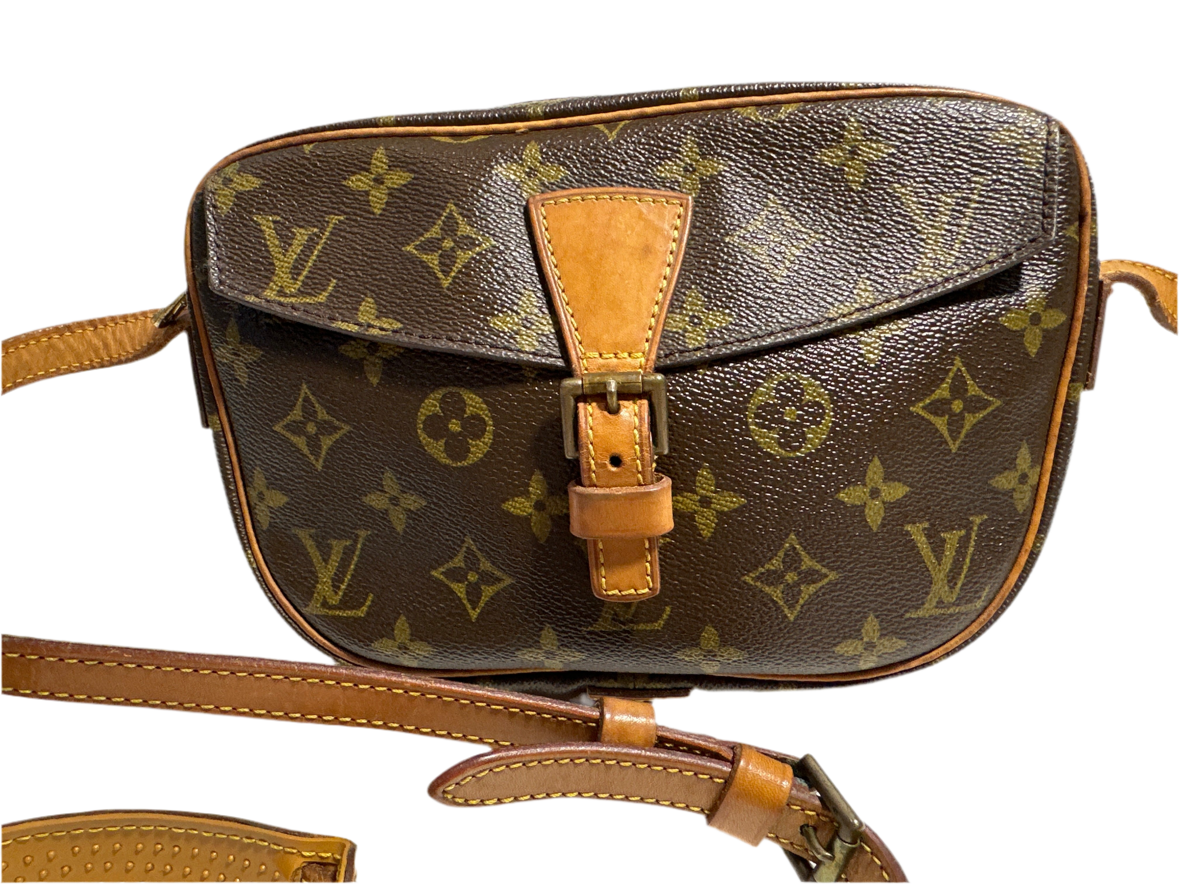 Vintage Louis Vuitton Monogram Jeune Fille Shoulder Bag Brown