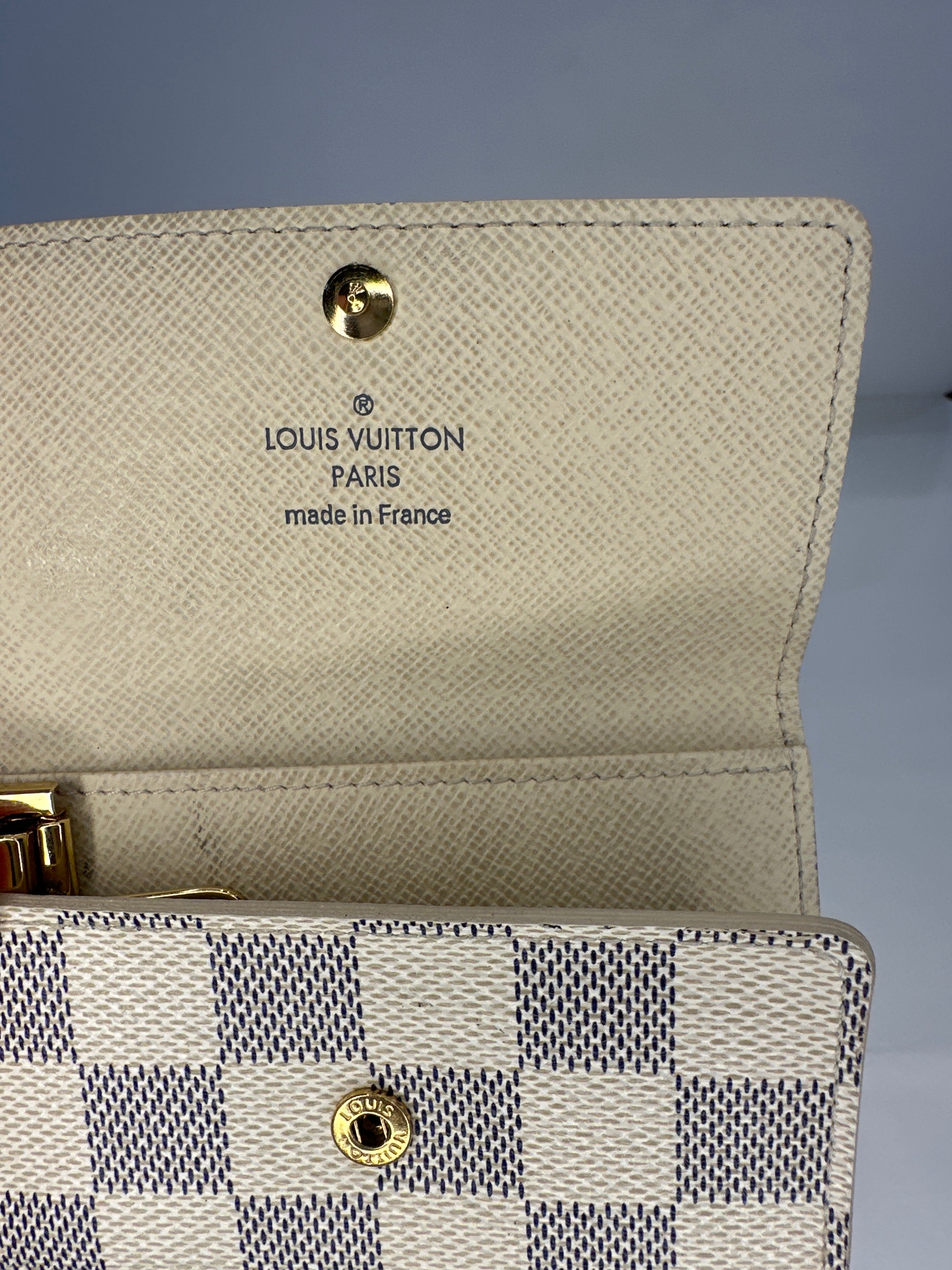 Louis Vuitton Damier Azur 6 Ring Key Case