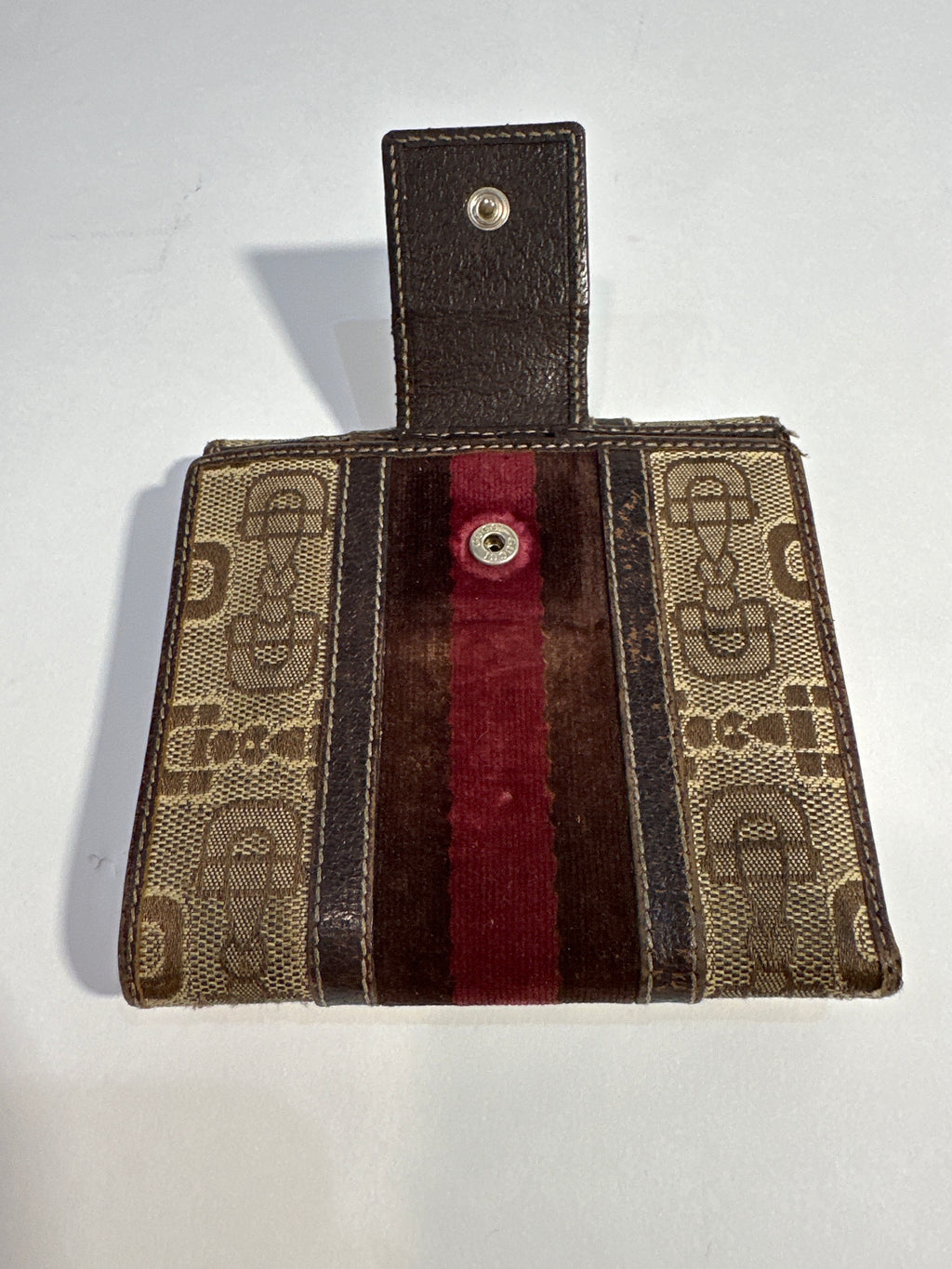 Rare Vintage Gucci Horsebit Pattern Wallet