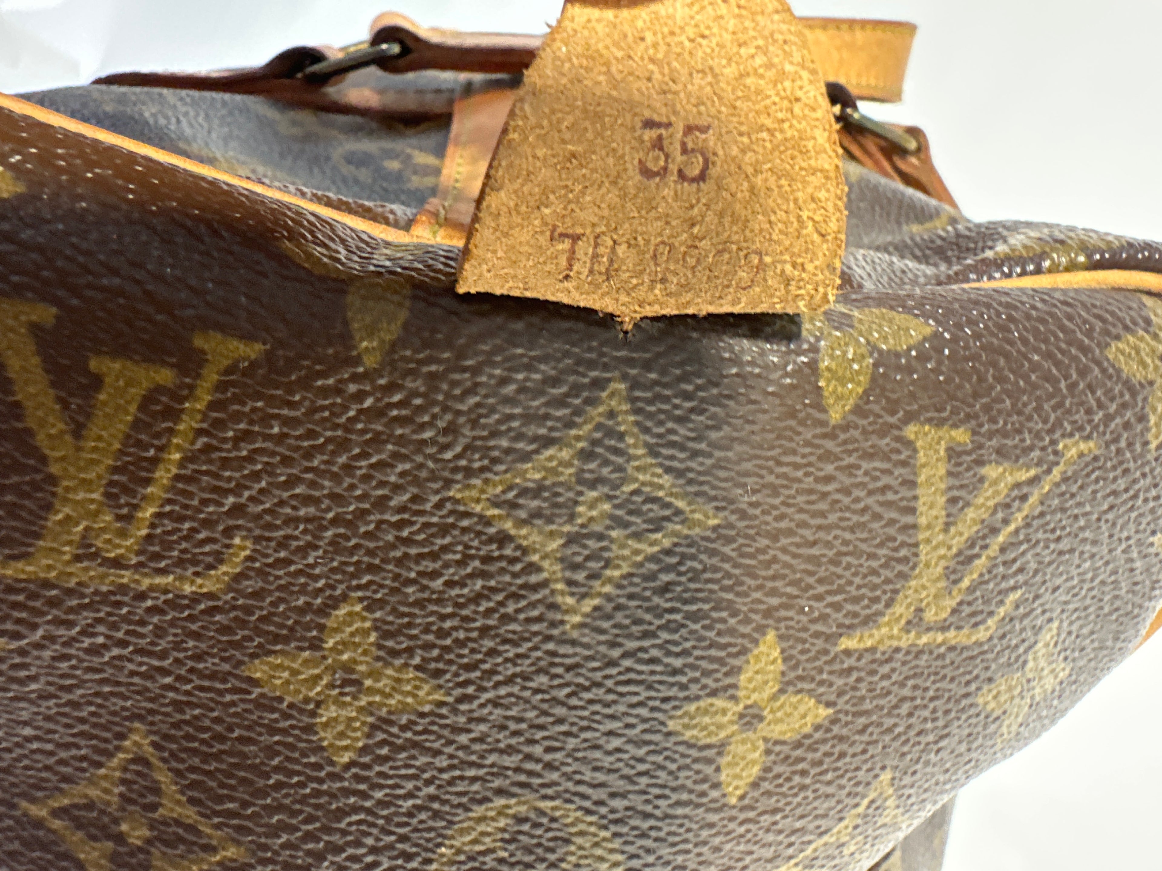 Vintage Louis Vuitton Monogram Sac Souple 35 Travel Bag
