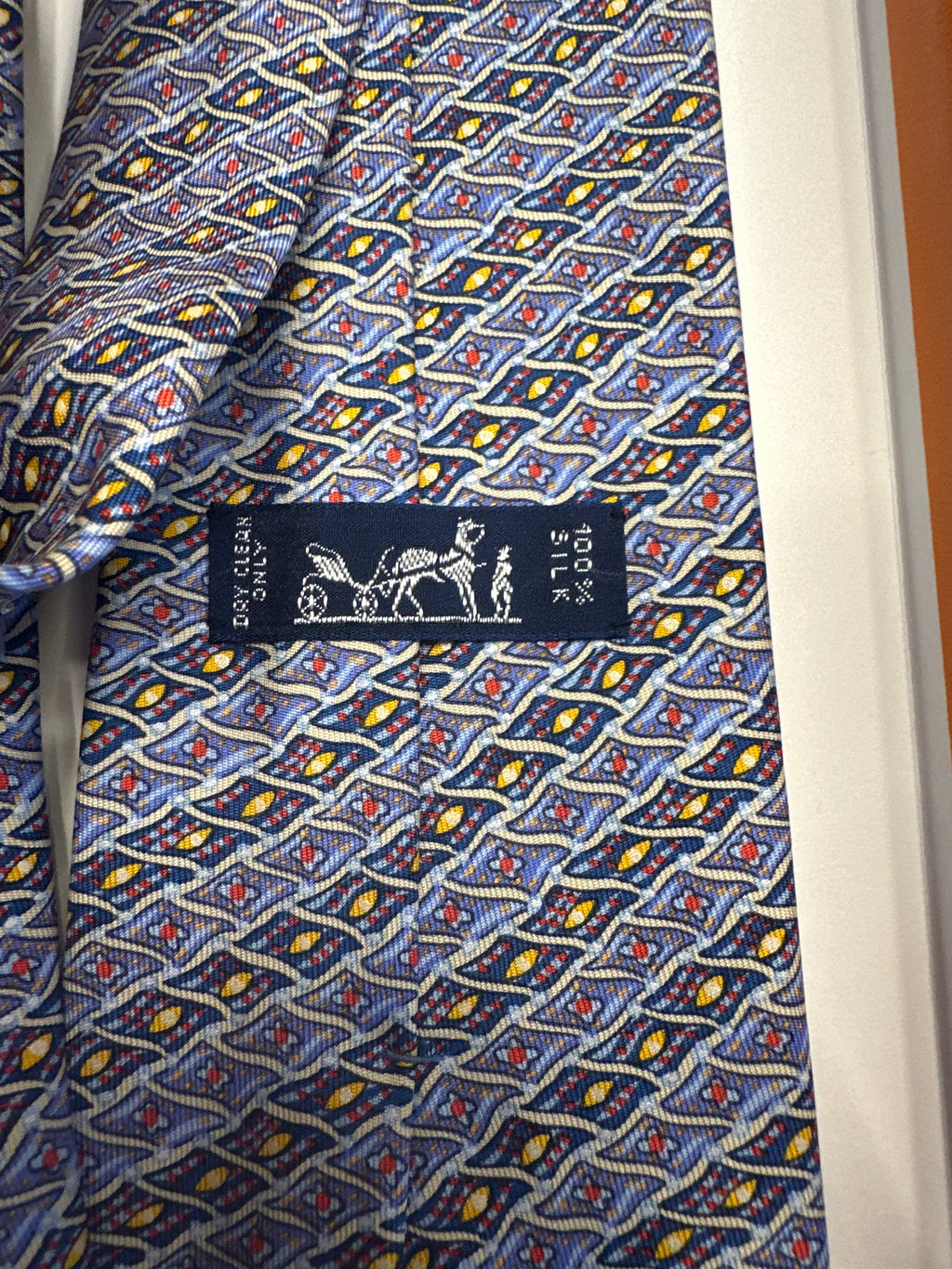 Hermès Tie 100% Silk