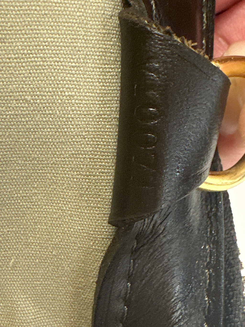 Vintage Louis Vuitton Josephine Denim Bag 2001