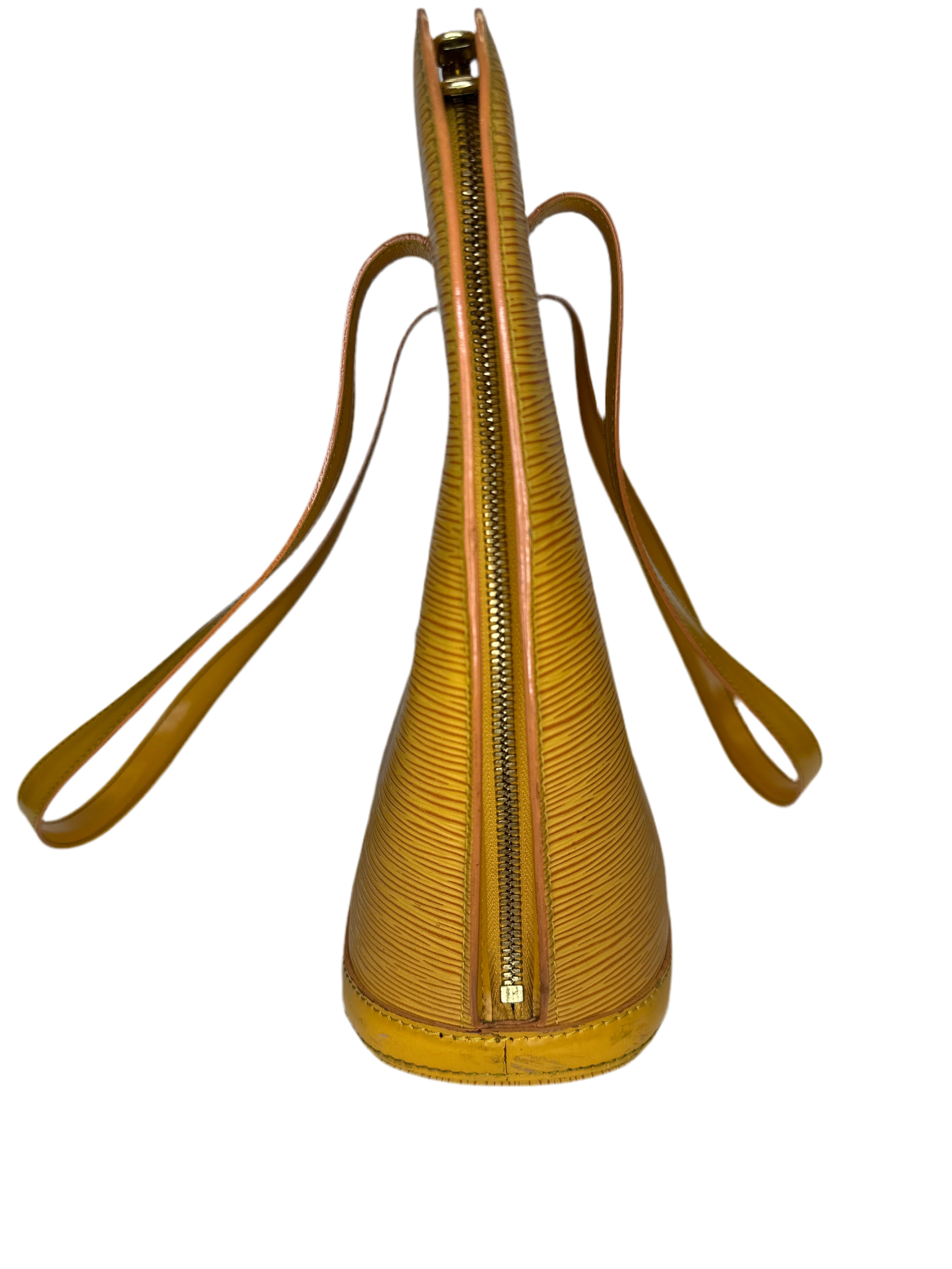 Vintage Louis Vuitton Epi shoulder bag comes with COA