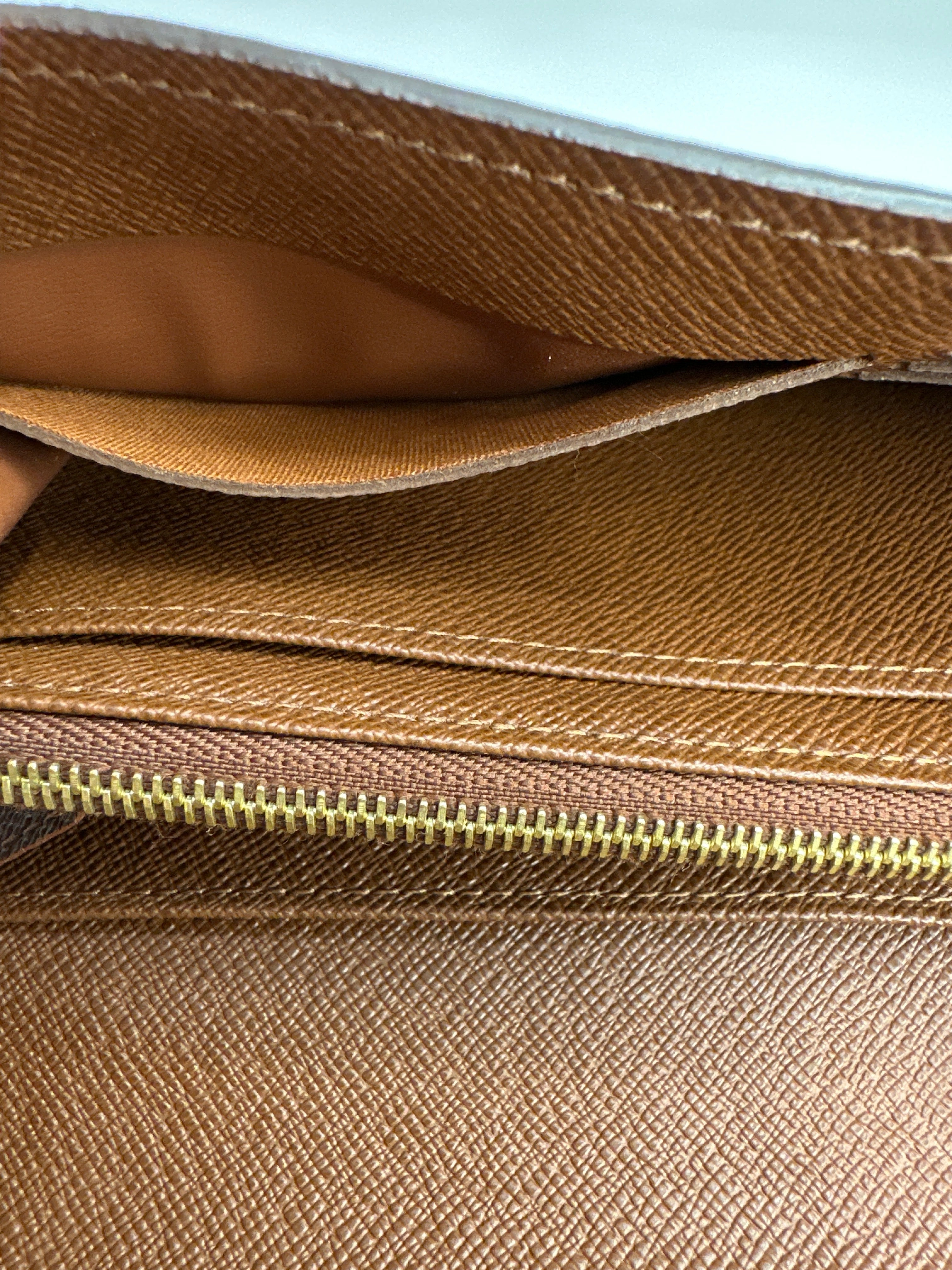 Louis Vuitton Monogram Coated Canvas Continental Sarah Wallet Brown