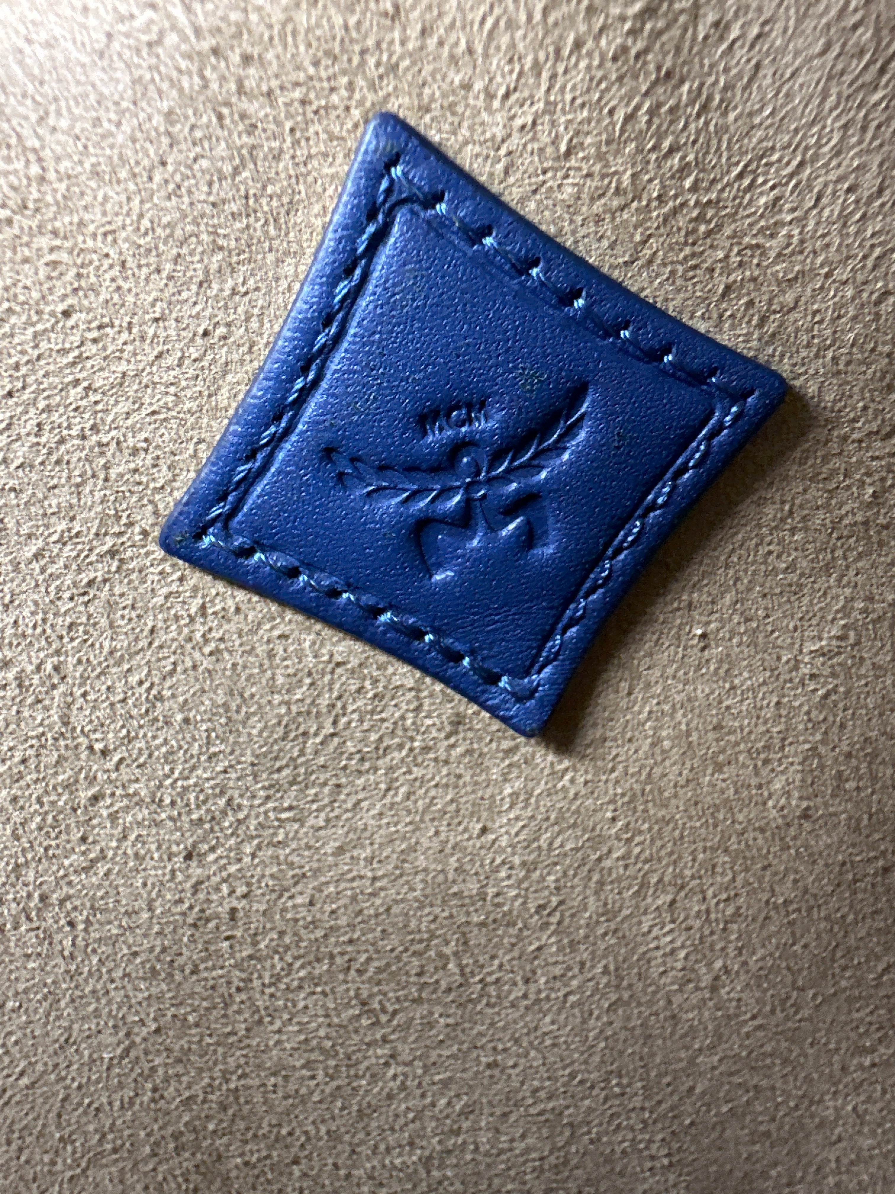 MCM Stark Side Studs Backpack In Visetos