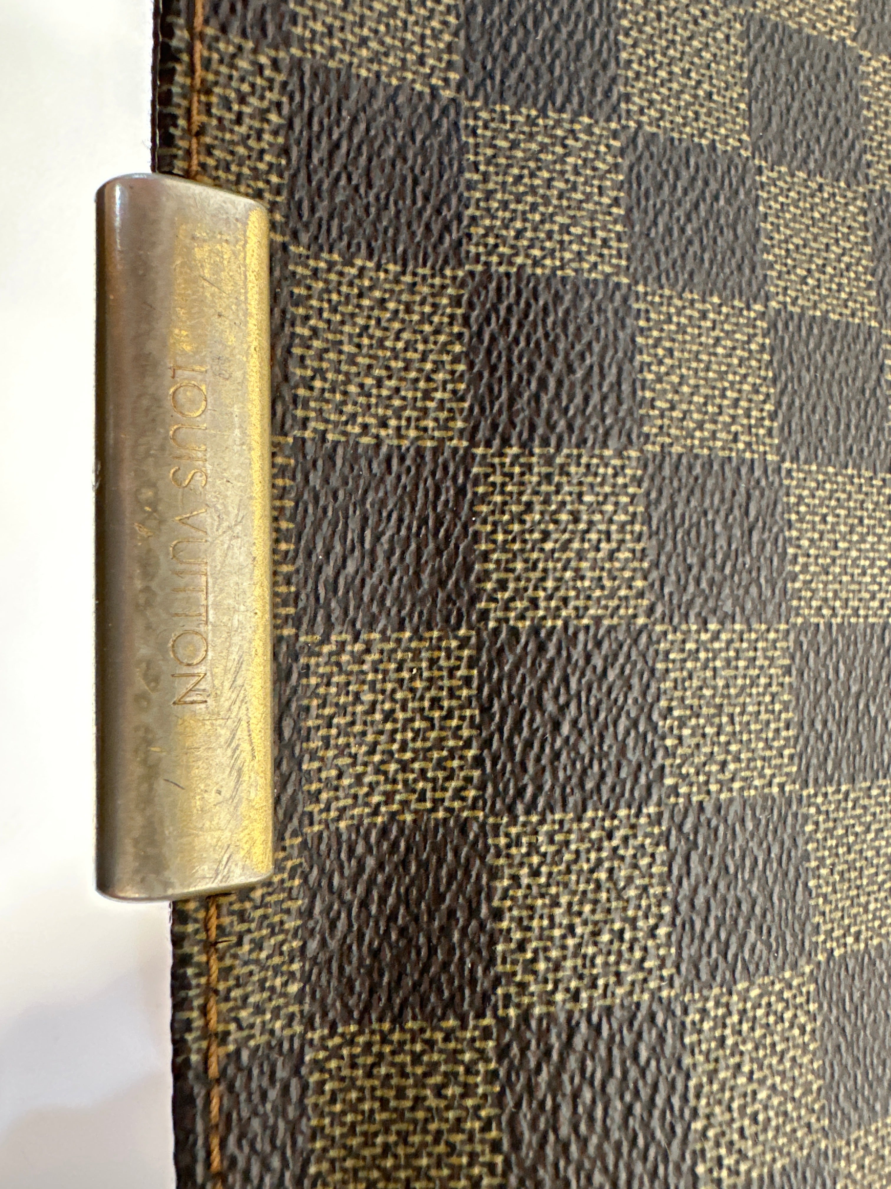 Louis Vuitton Damier Ebene Canvas and Leather Bastille Messenger