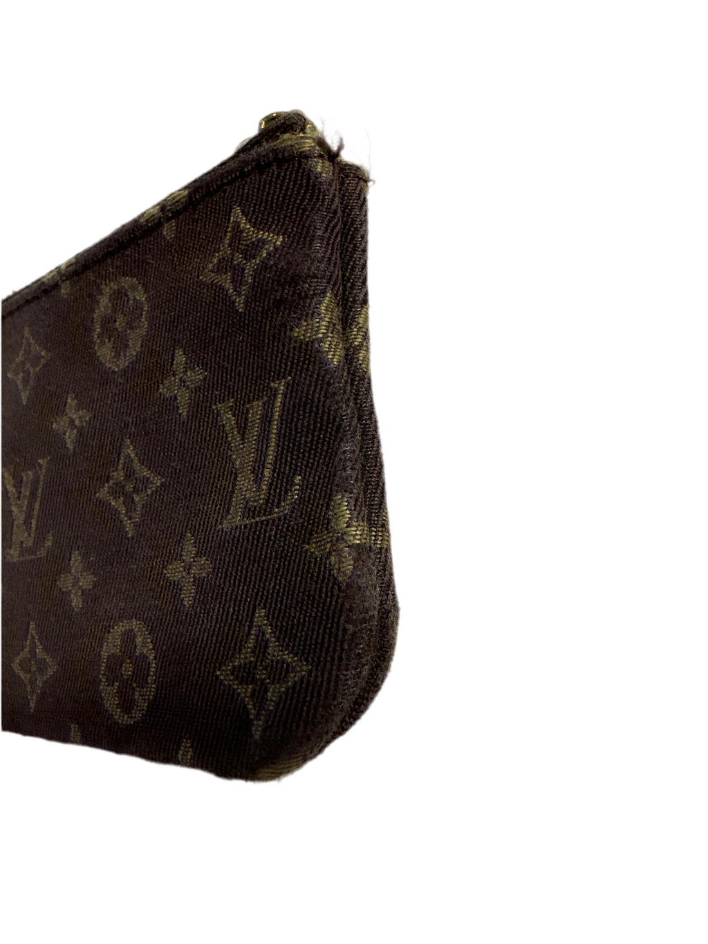 Louis Vuitton Vintage Mini Lin Monogram Key Cles Chain Pouch