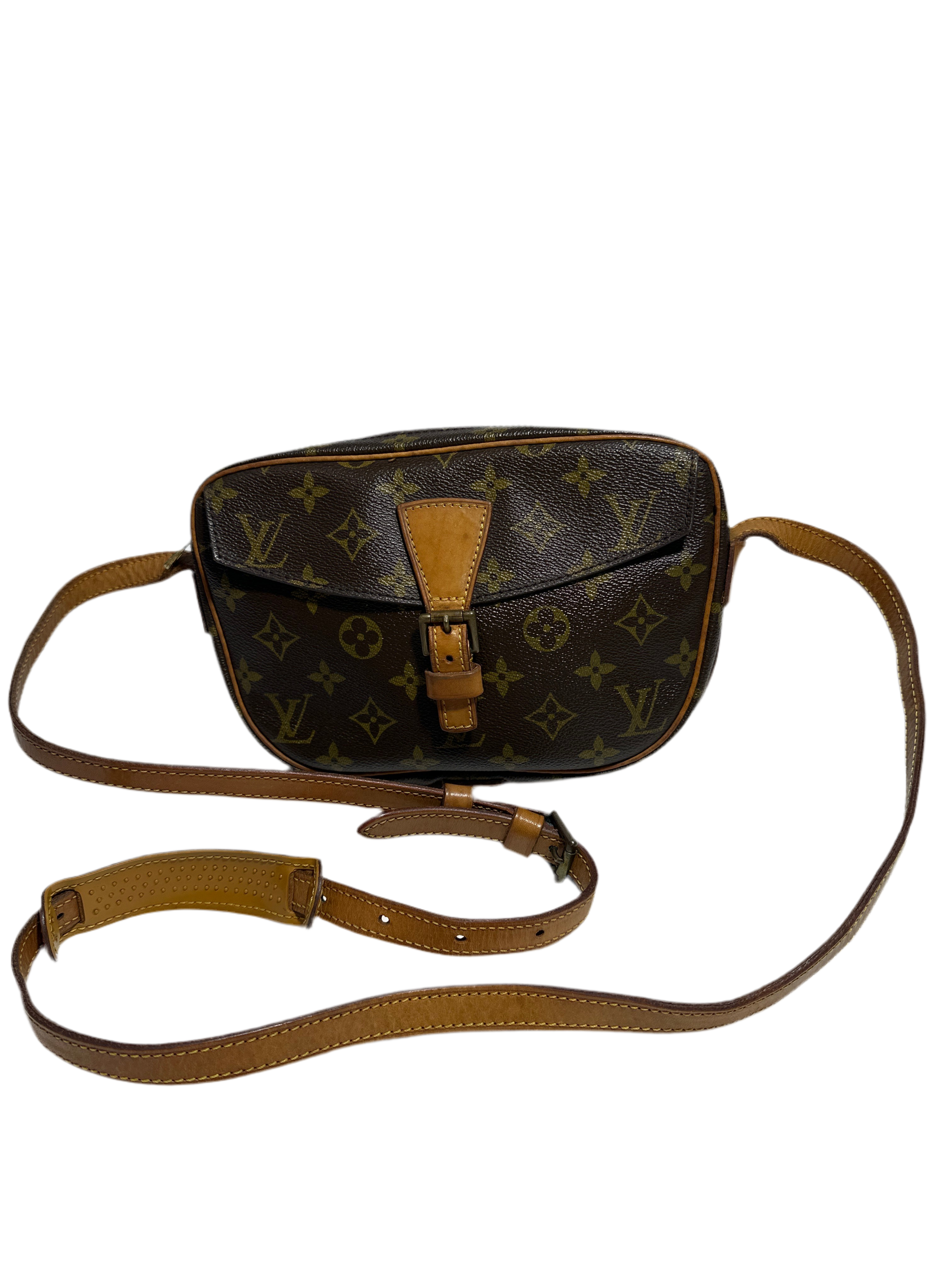 Vintage Louis Vuitton Monogram Jeune Fille Shoulder Bag Brown