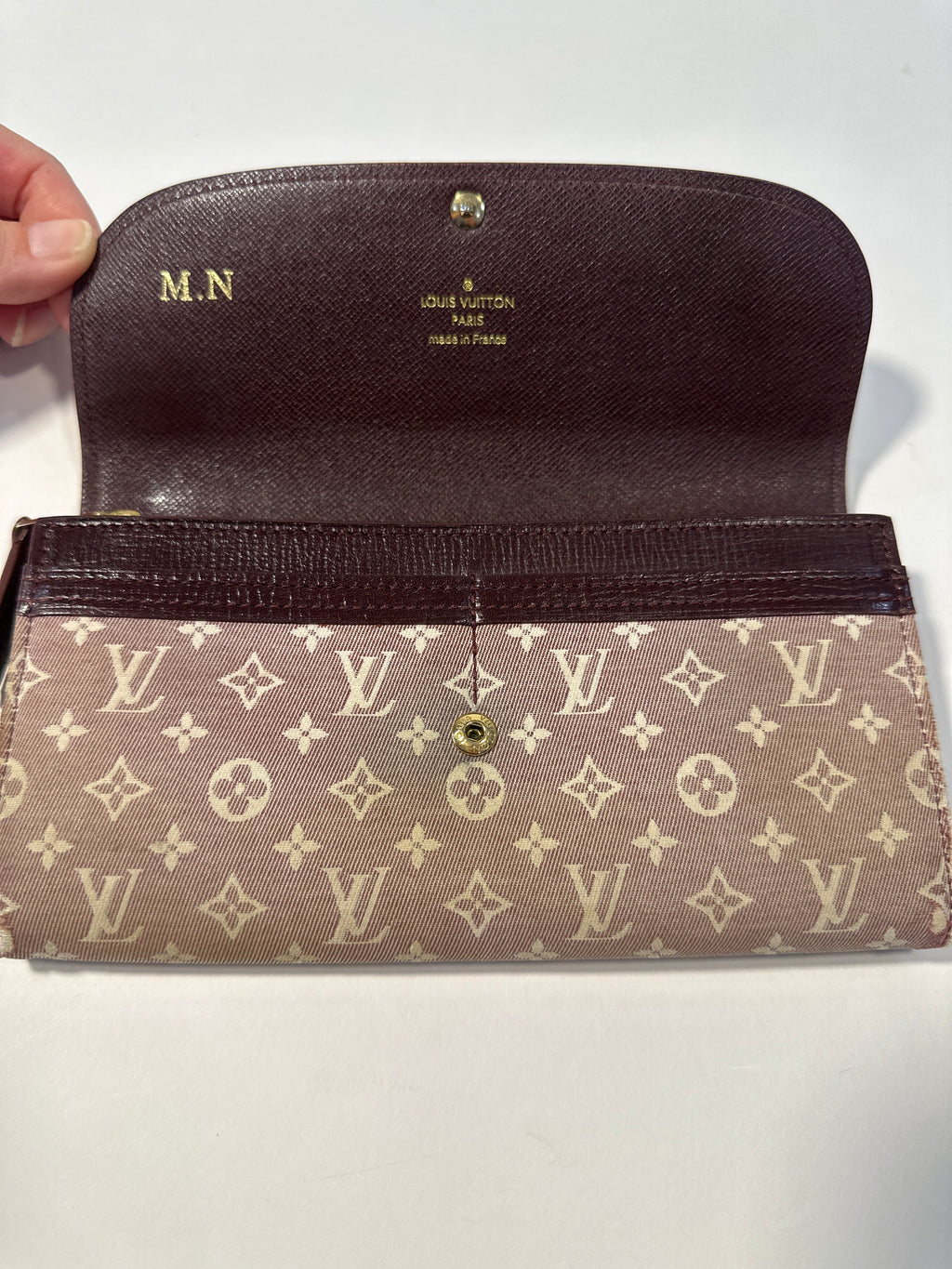 Vintage Louis Vuitton Long Wallet Monogram Idylle Portefeuille Sarah  Brown 2012 with Box and COA