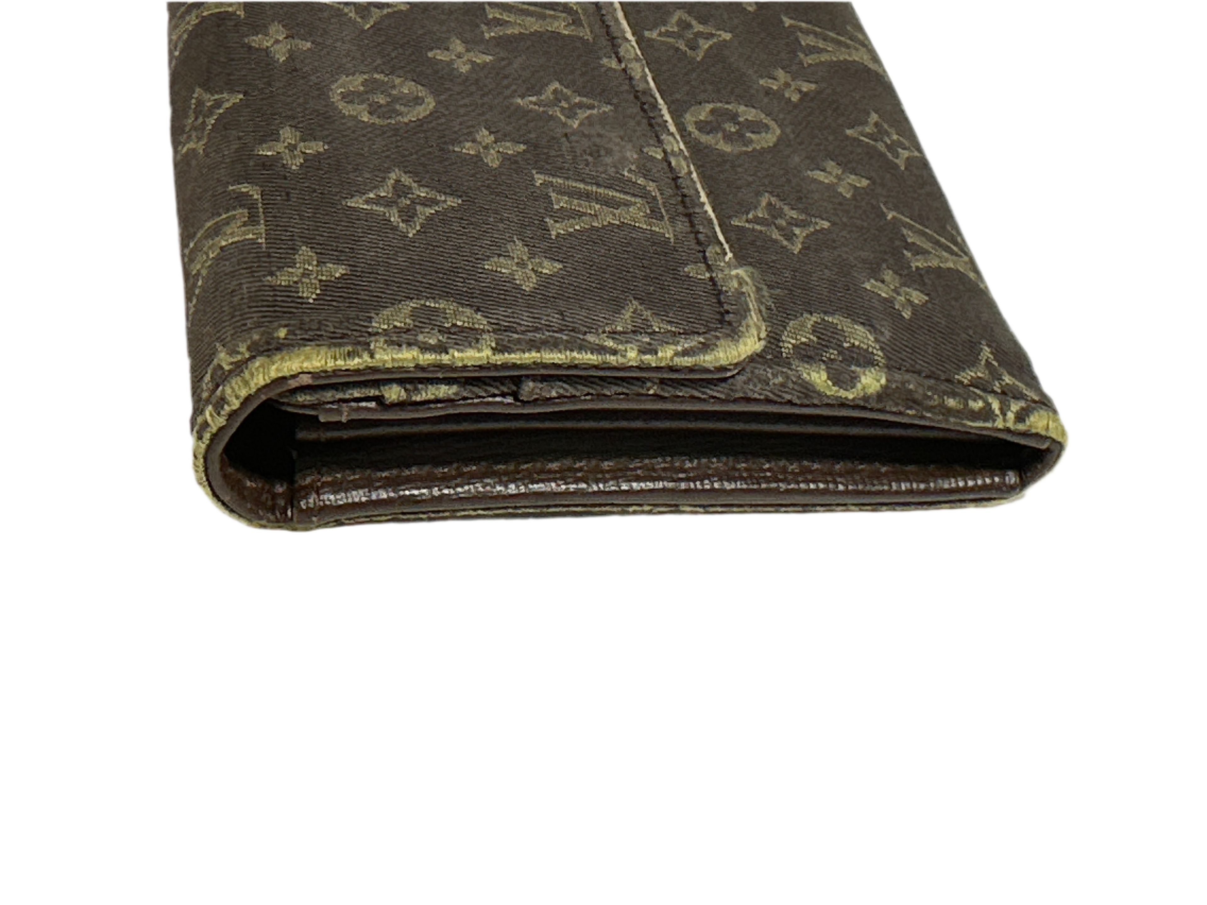 Vintage Louis Vuitton mini lin porte sarah long wallet