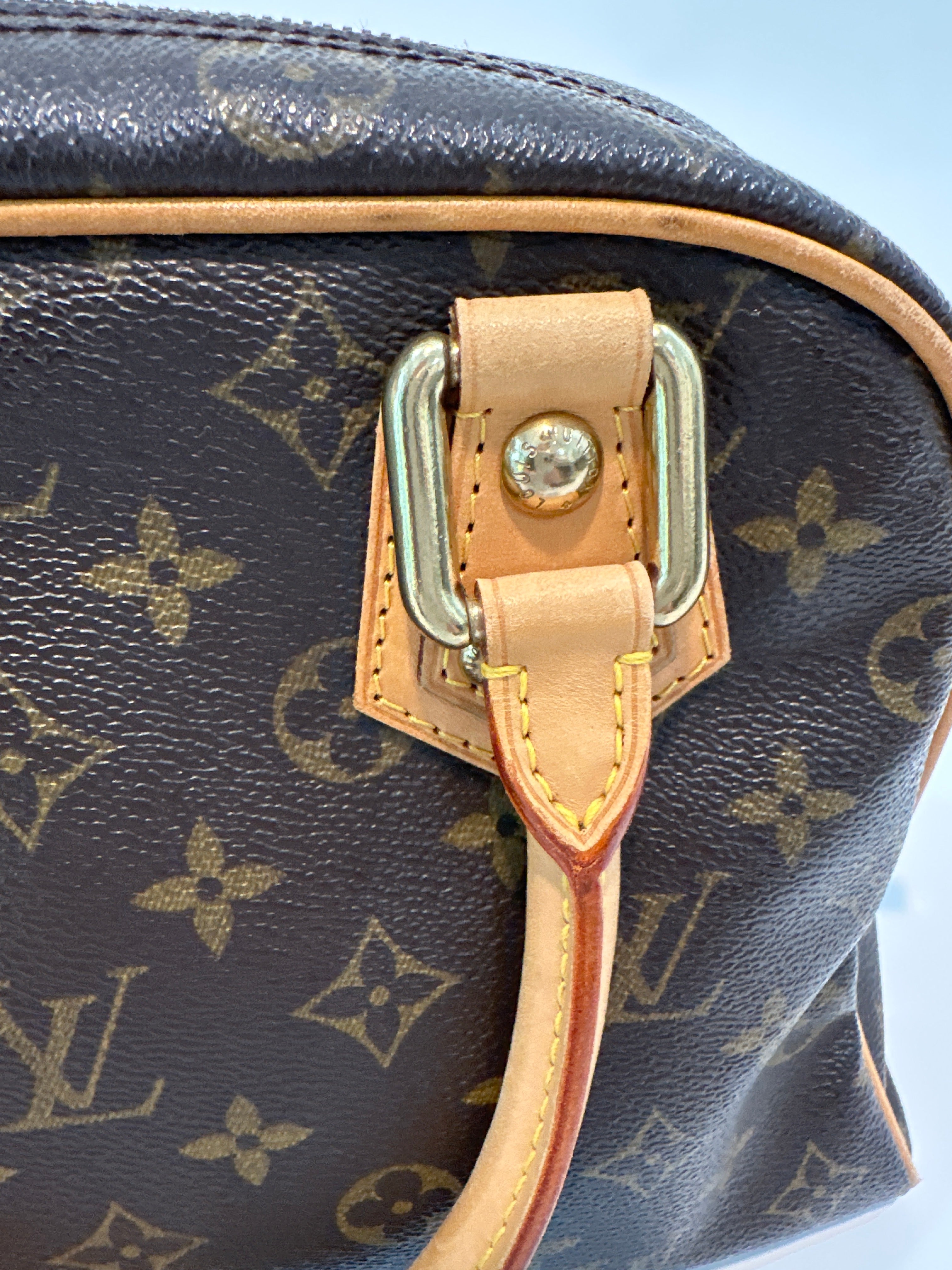 LOUIS VUITTON Monogram Canvas Manhattan PM Bag