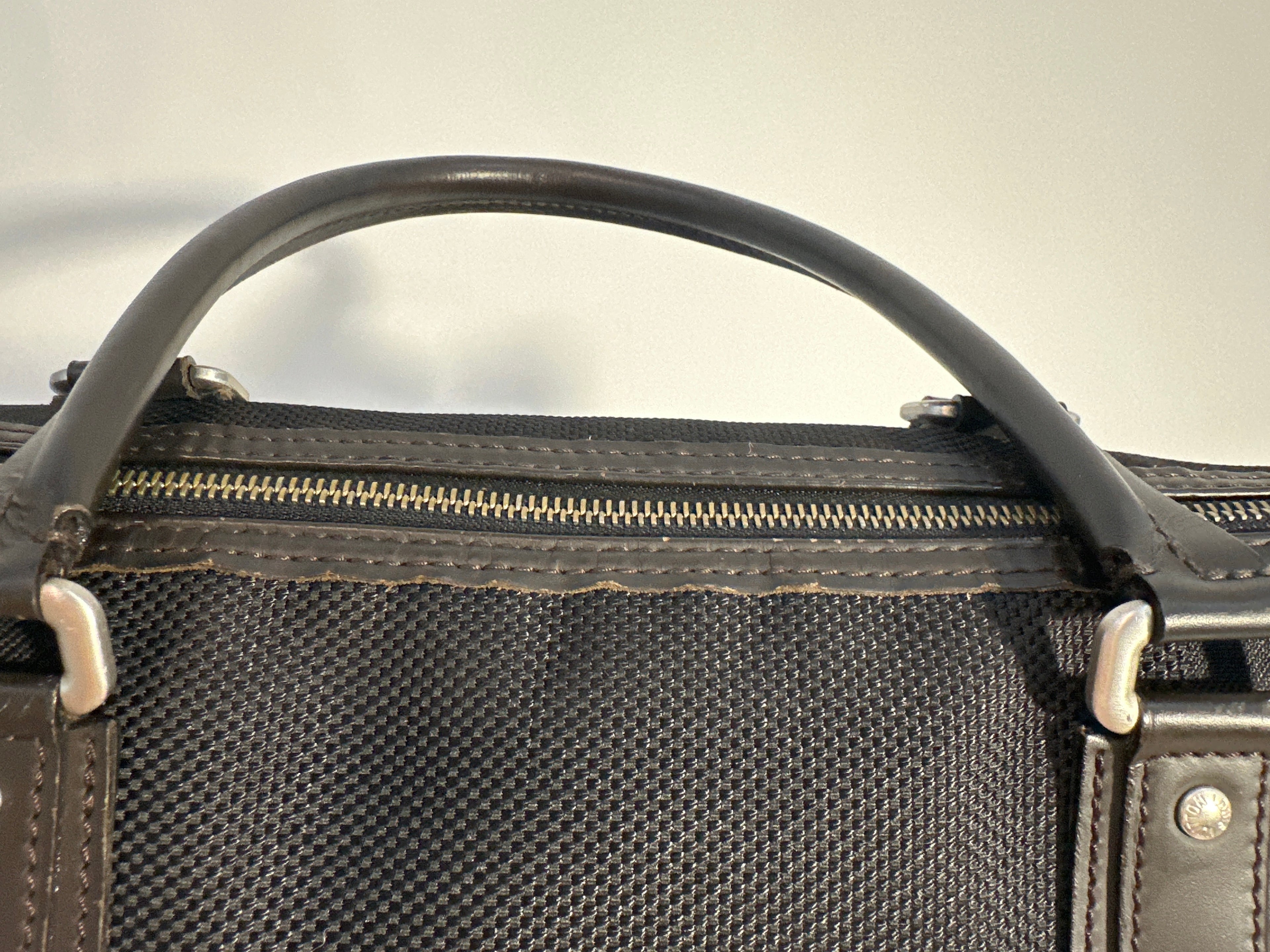 Louis Vuitton Cougar Damier Jean Tote Bag Black Brown with COA