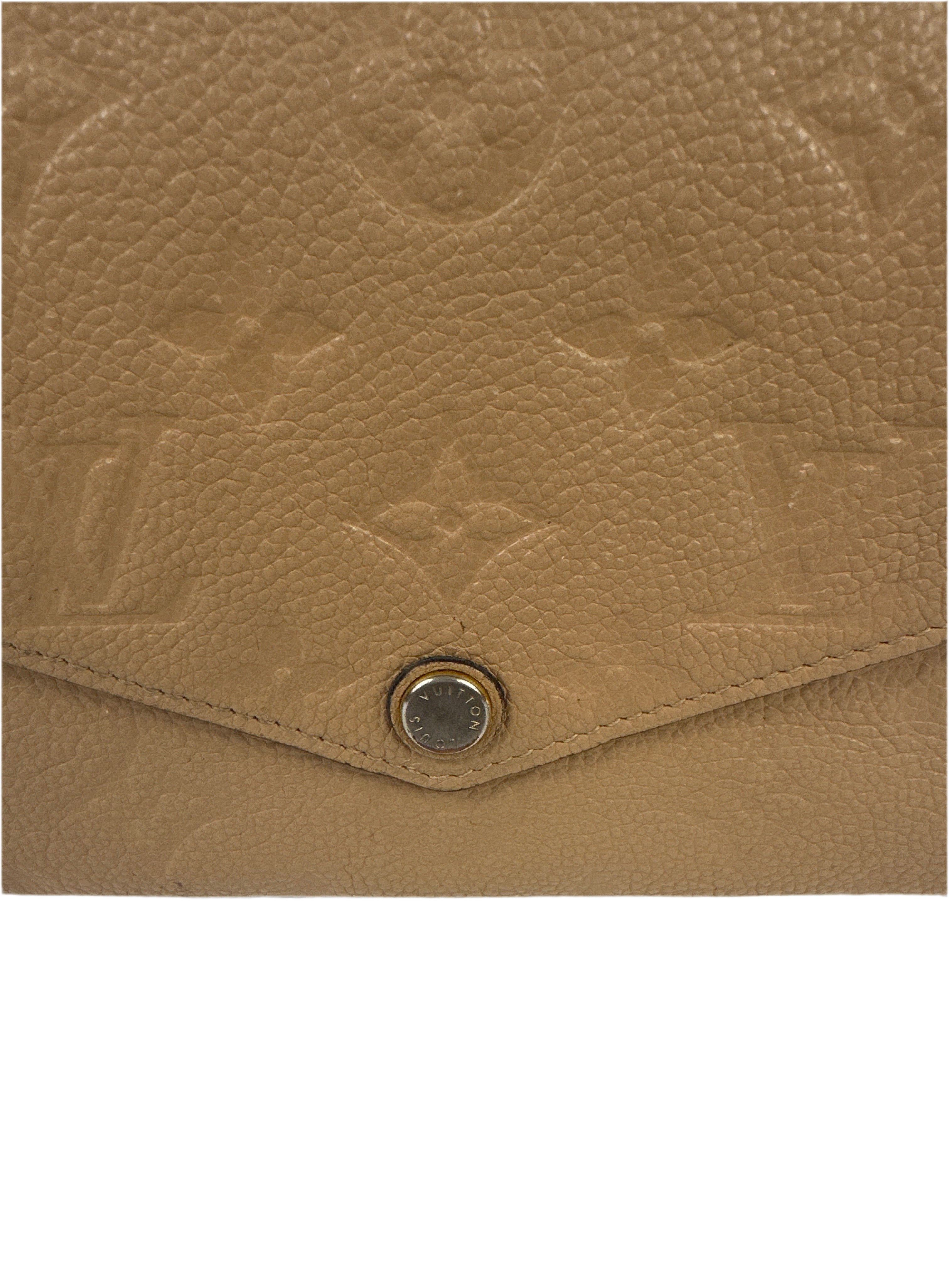 Louis Vuitton Pochette Félicie Monogram Empreinte Leather- Turtle Dove
