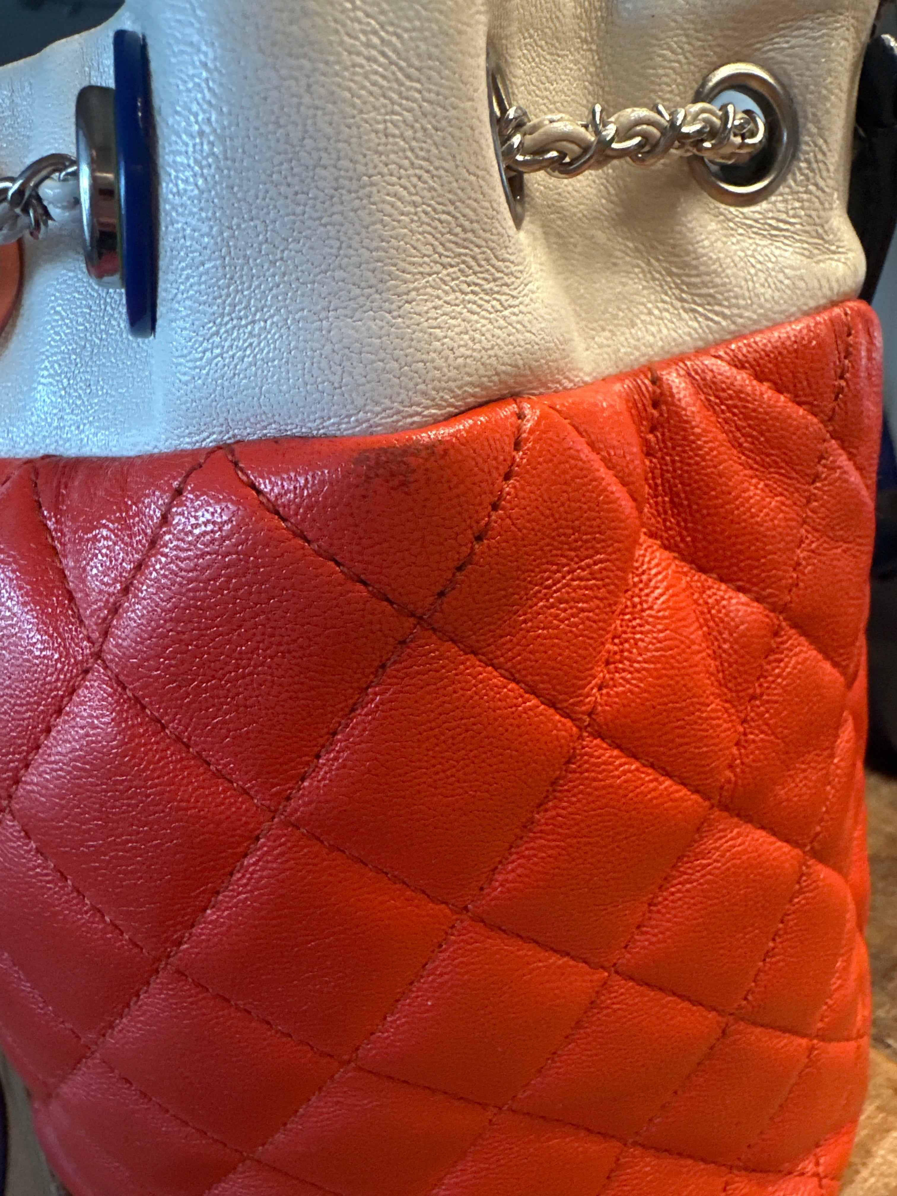 Chanel Cuba Color Chain Bucket Bag with COA