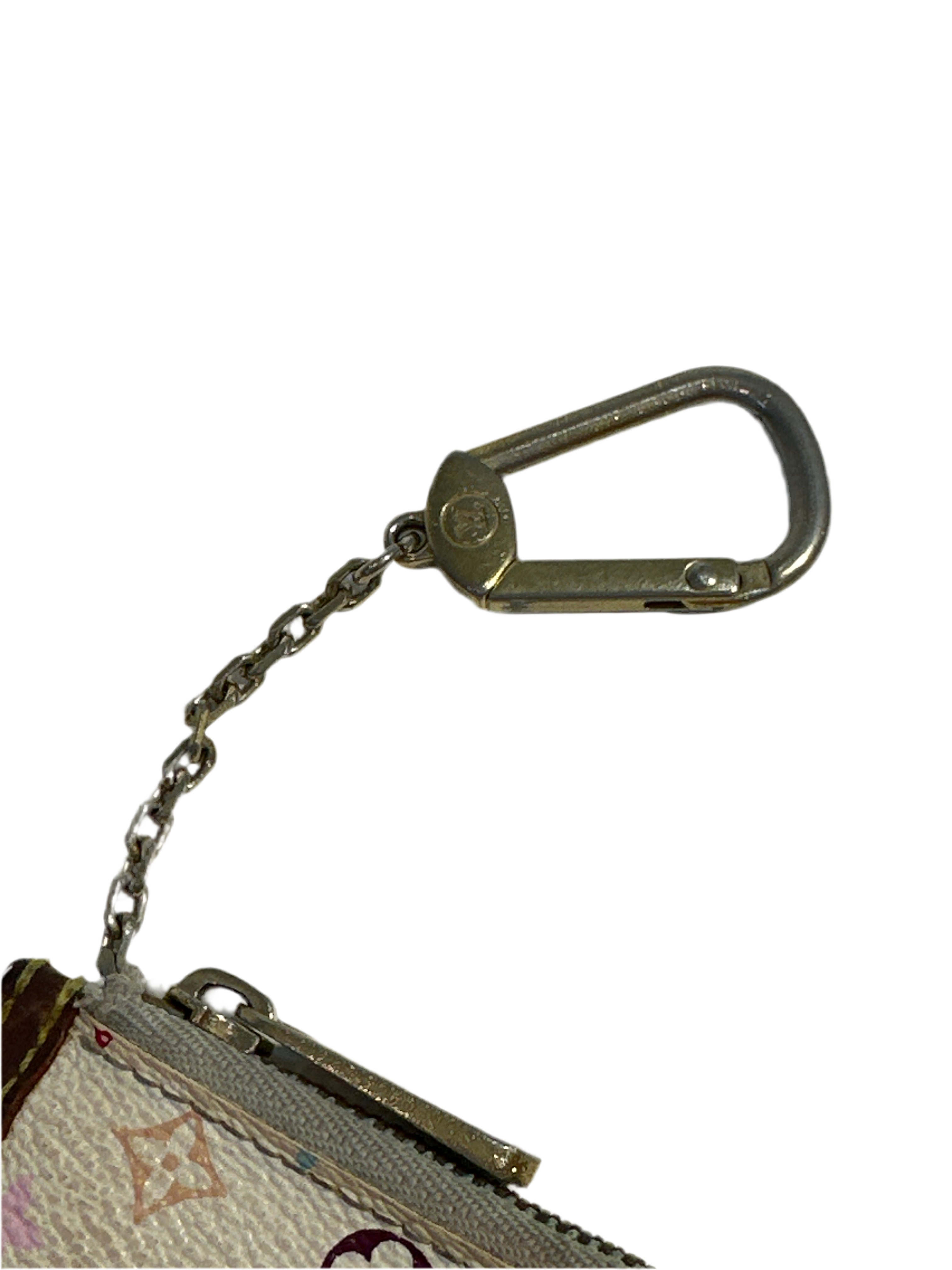 Vintage LOUIS VUITTON Limited Edition Monogram Multicolor pochette Cles/pouch