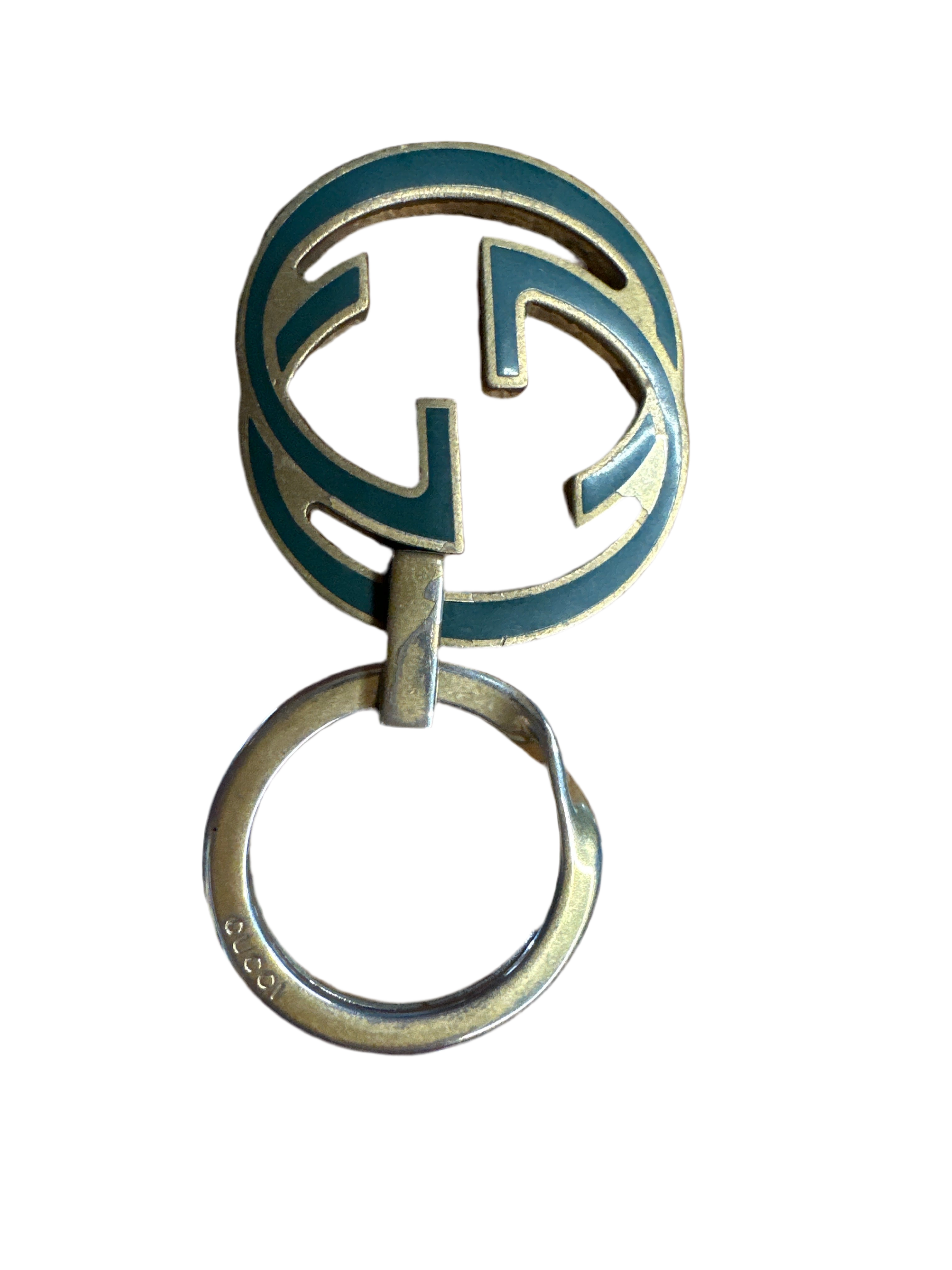 Vintage Gucci Interlocking G Key Ring