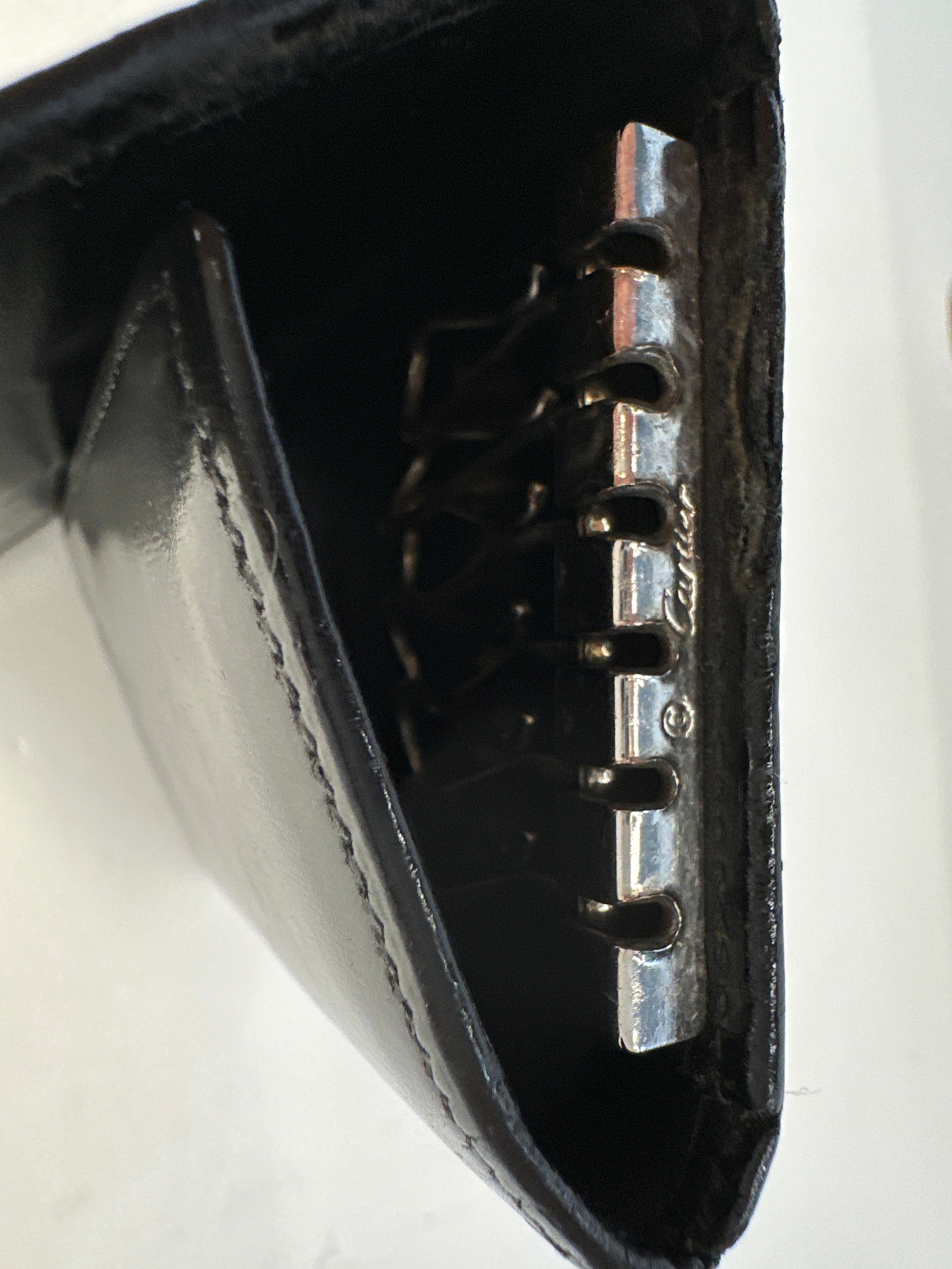 Vintage Cartier Paris Black Pasha Leather 6-Key Case Wallet (Small)