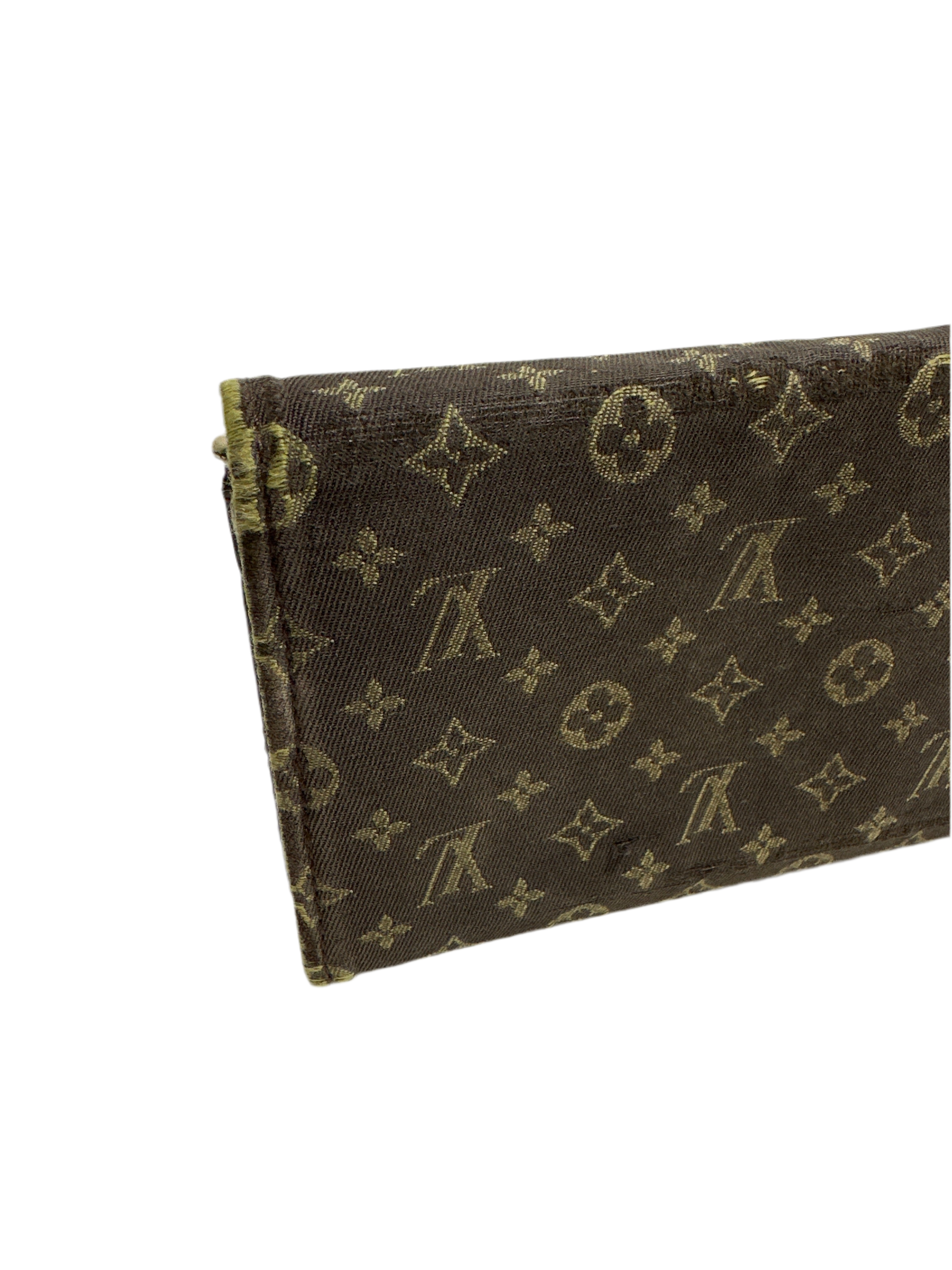 Vintage Louis Vuitton mini lin porte sarah long wallet