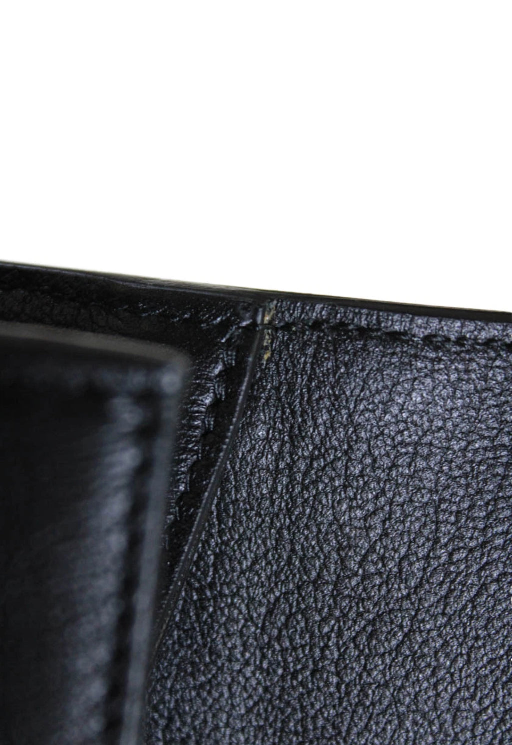 Saint Laurent Womens Monogram Leather Belle De Jour Clutch Handbag Black