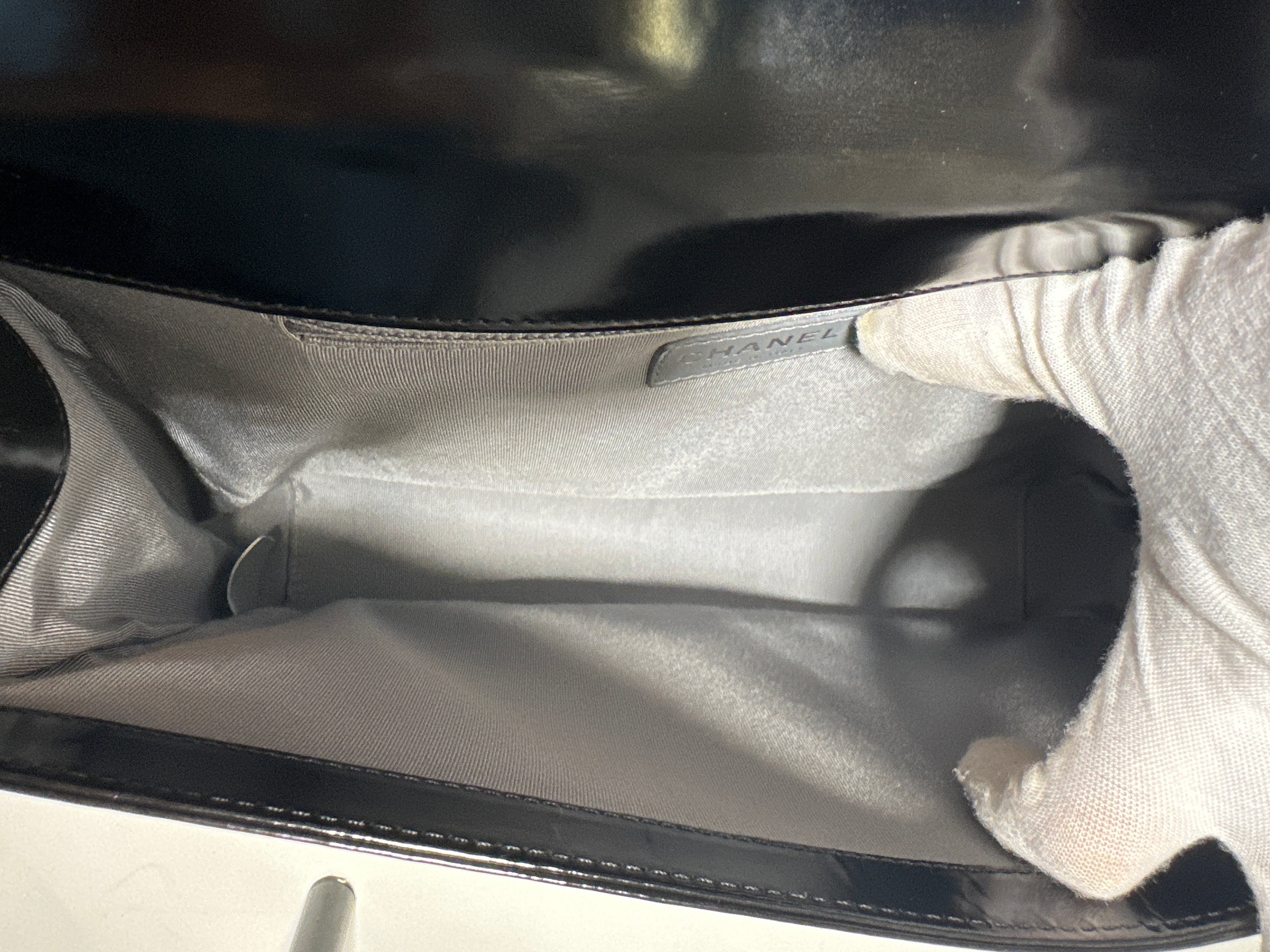 Chanel Reverso Boy Flap Bag Glazed Calfskin Large