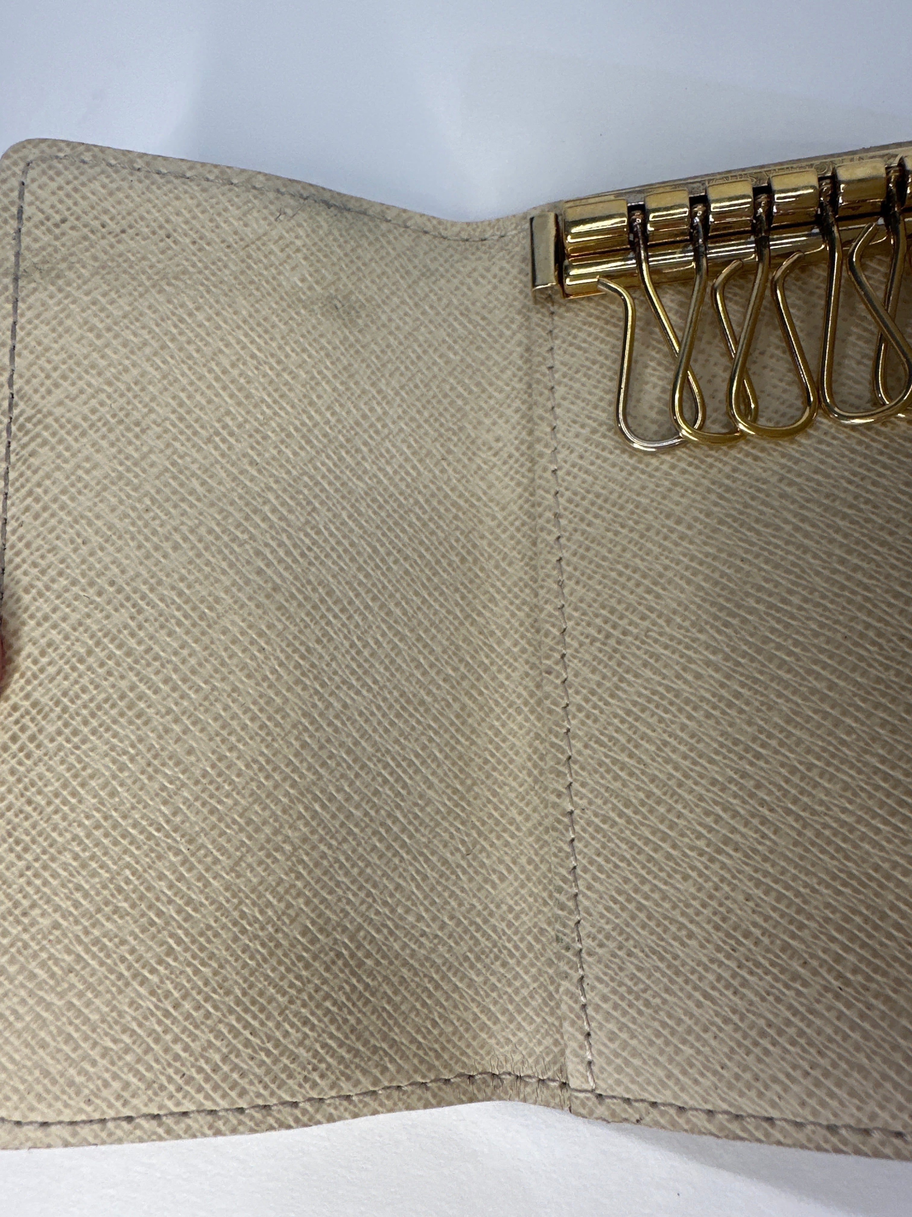 Louis Vuitton Damier Azur 6 Ring Key Case