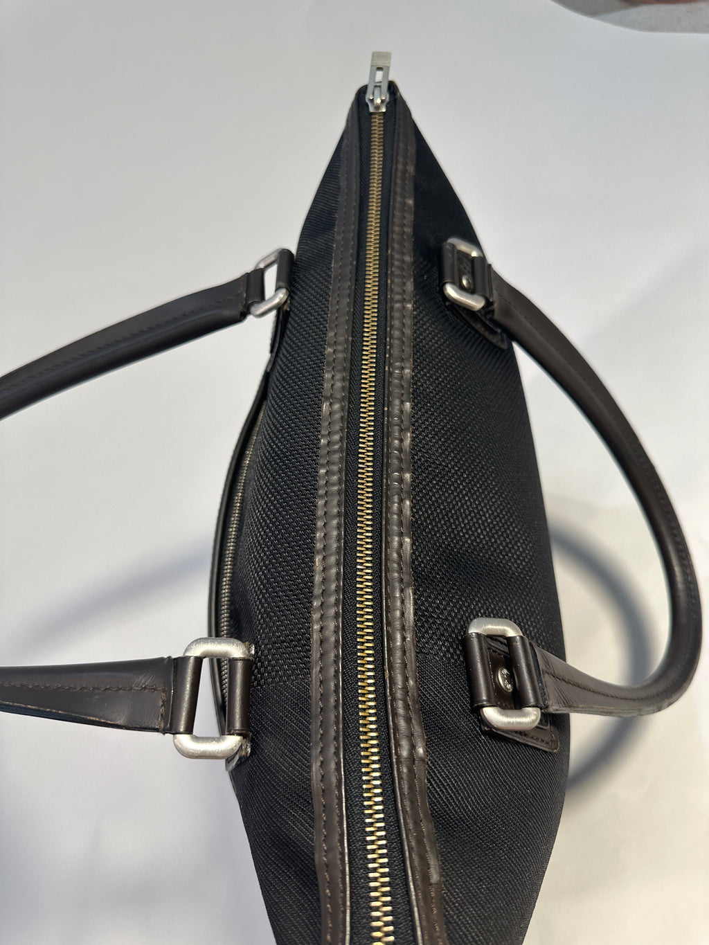 Louis Vuitton Cougar Damier Jean Tote Bag Black Brown with COA