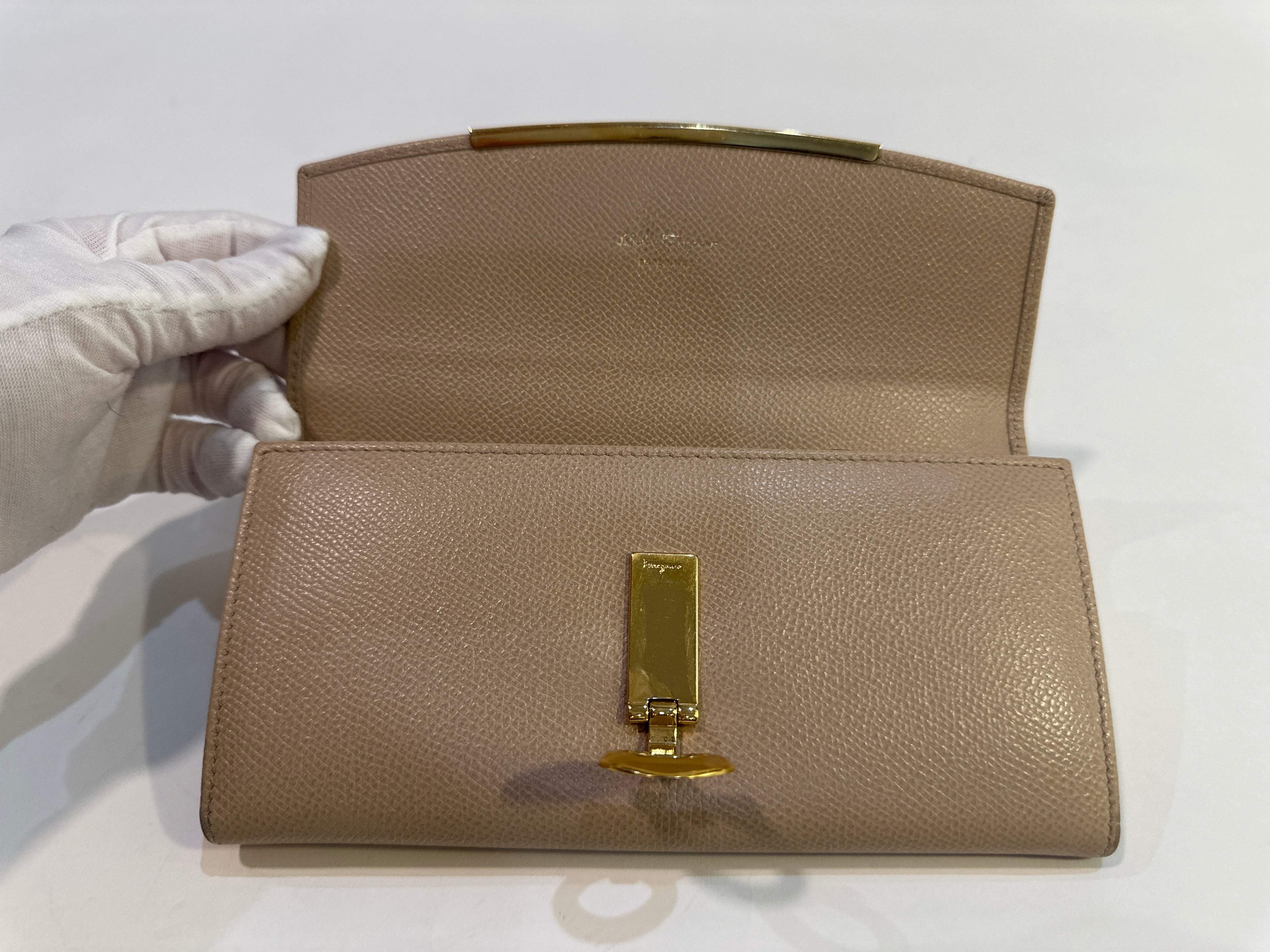 Salvatore Ferragamo Wallet with Hanging ID Tag