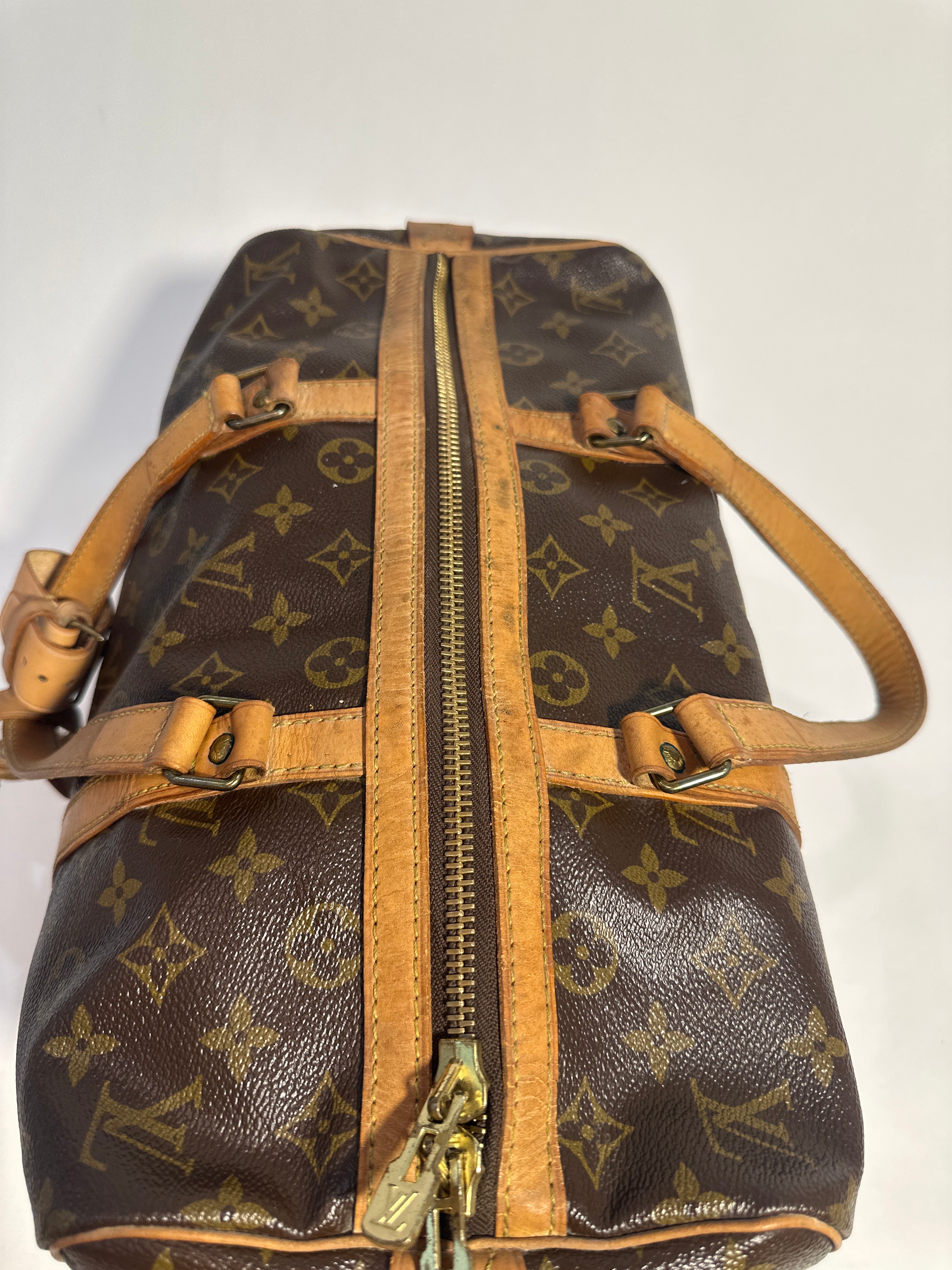 Vintage Louis Vuitton Monogram Sac Souple 35 Travel Bag
