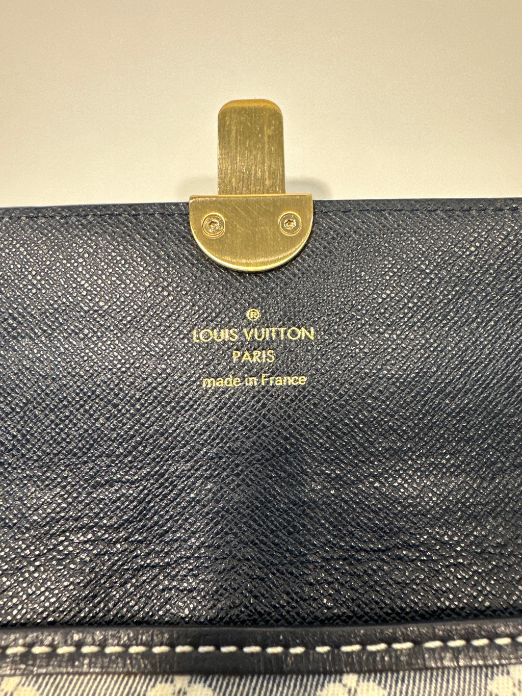 Louis Vuitton Encre Monogram Idylle Canvas and Leather Sarah Wallet with Box and Dust Bag